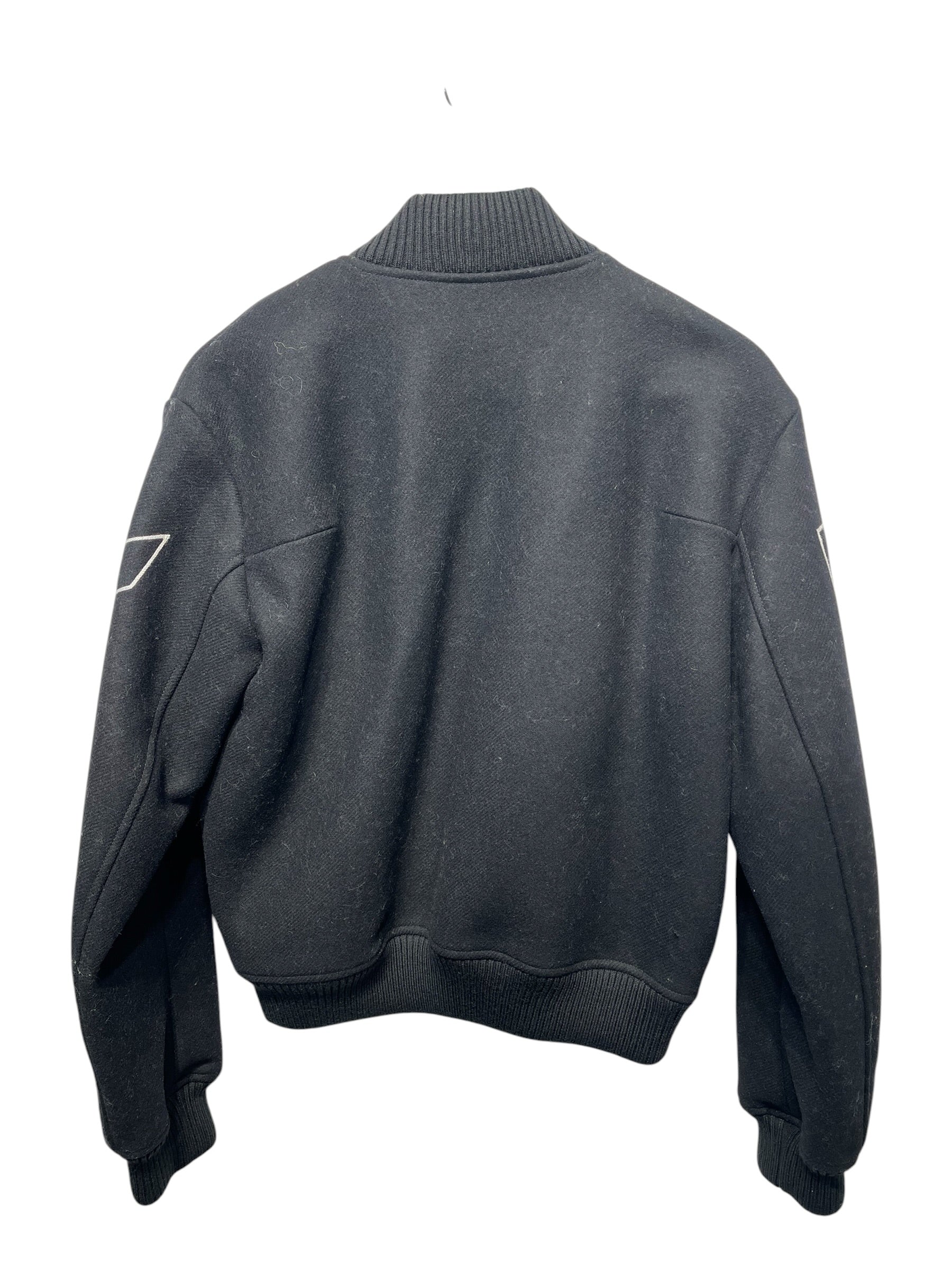 OFF-WHITE/Jacket/L/Wool/BLK/Graphic/ view 2