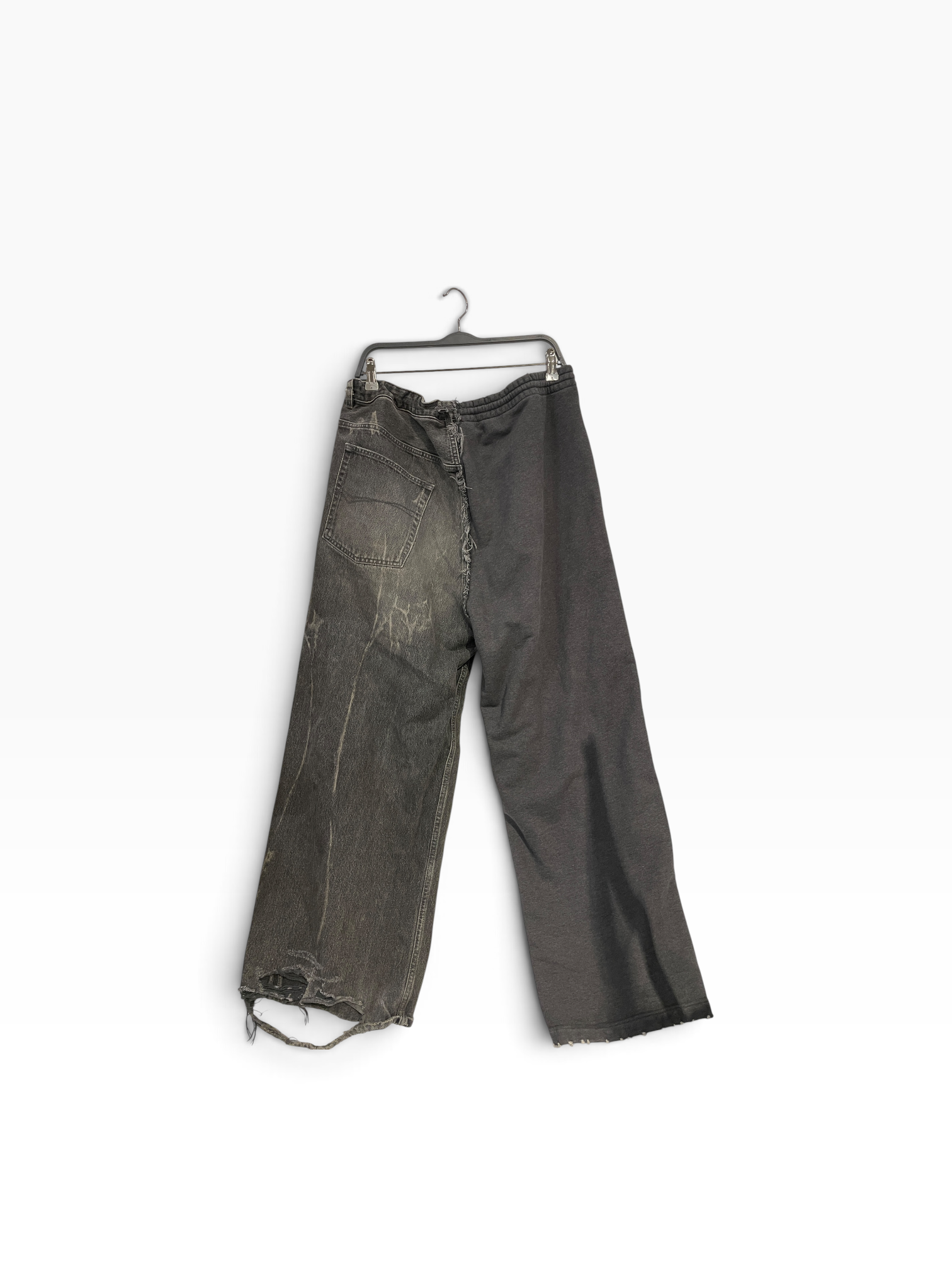 BALENCIAGA/Pants/L/Denim/GRY/BALENCIAGA HALF DENIM GRY view 2