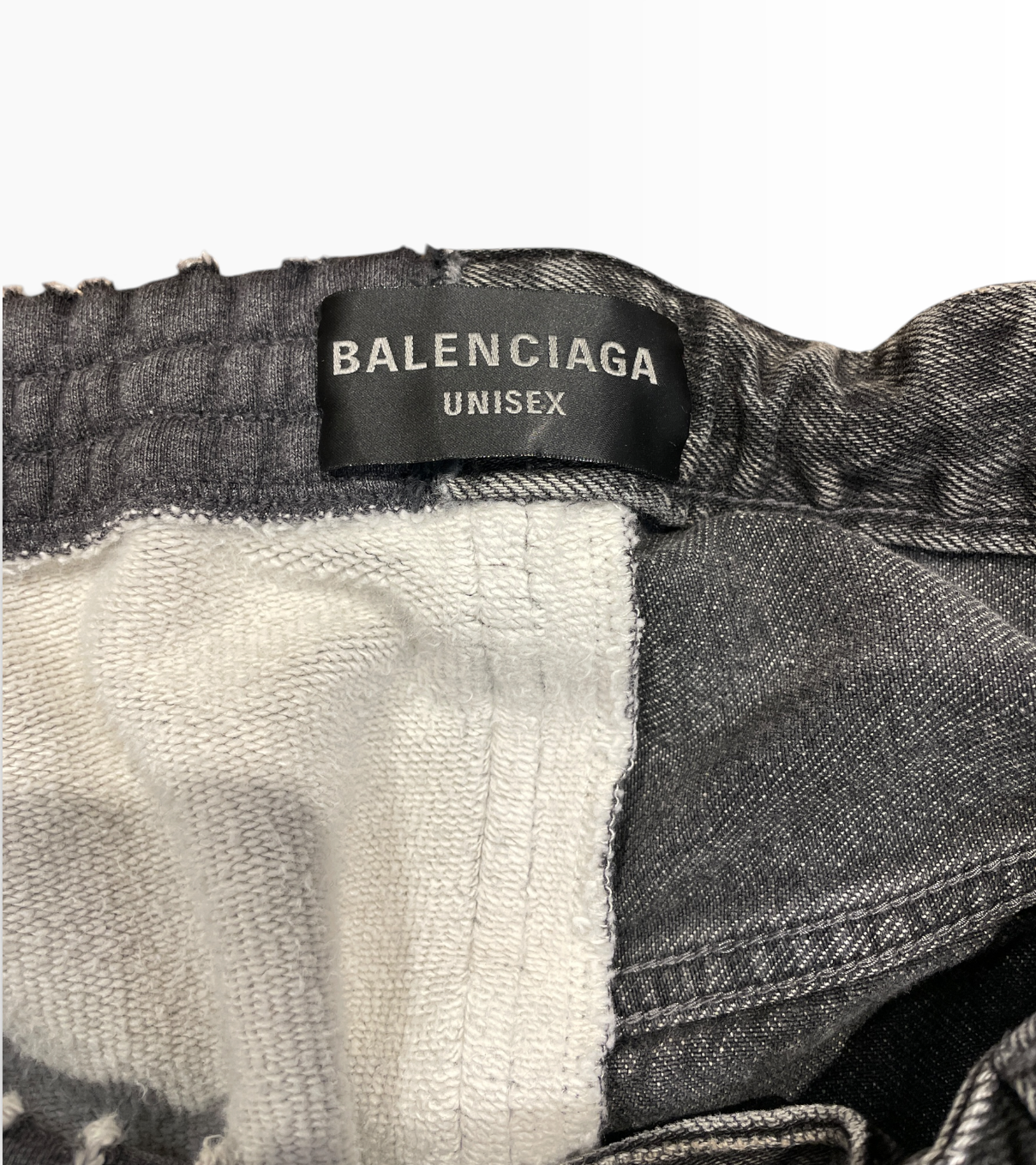 BALENCIAGA/Pants/L/Denim/GRY/BALENCIAGA HALF DENIM GRY view 3