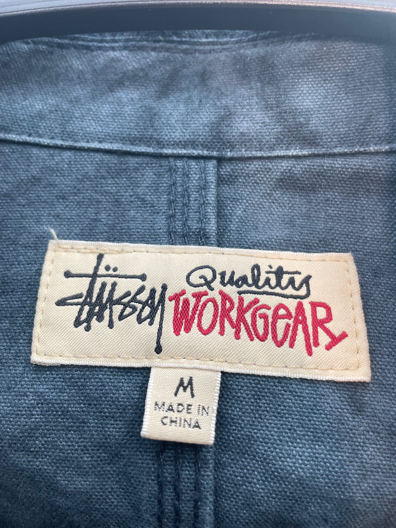 STUSSY/Blouson/M/Cotton/BLU/suit jacket