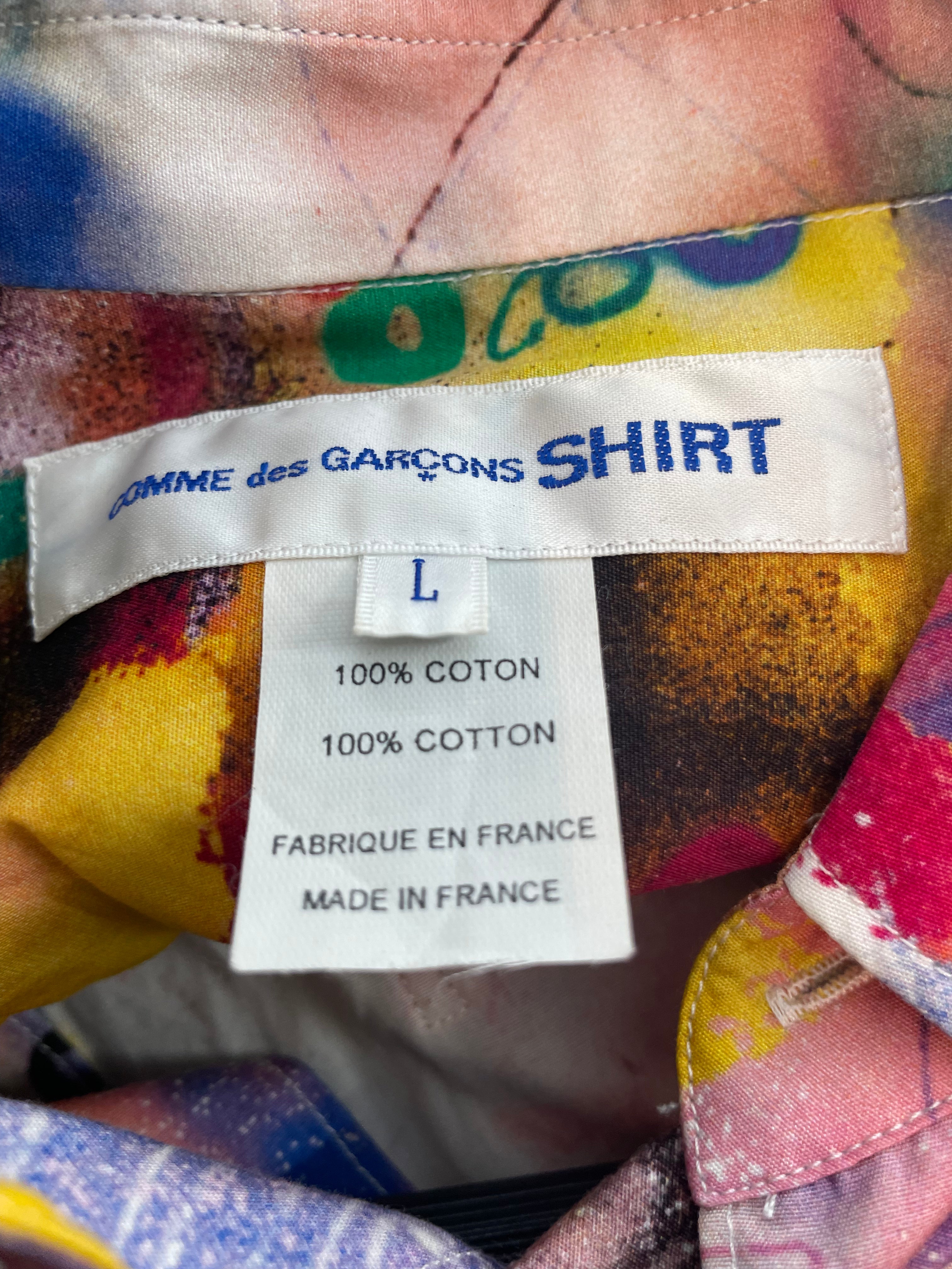 COMME des GARCONS SHIRT/LS Shirt/L/Cotton/MLT/All Over Print/W28041 view 3