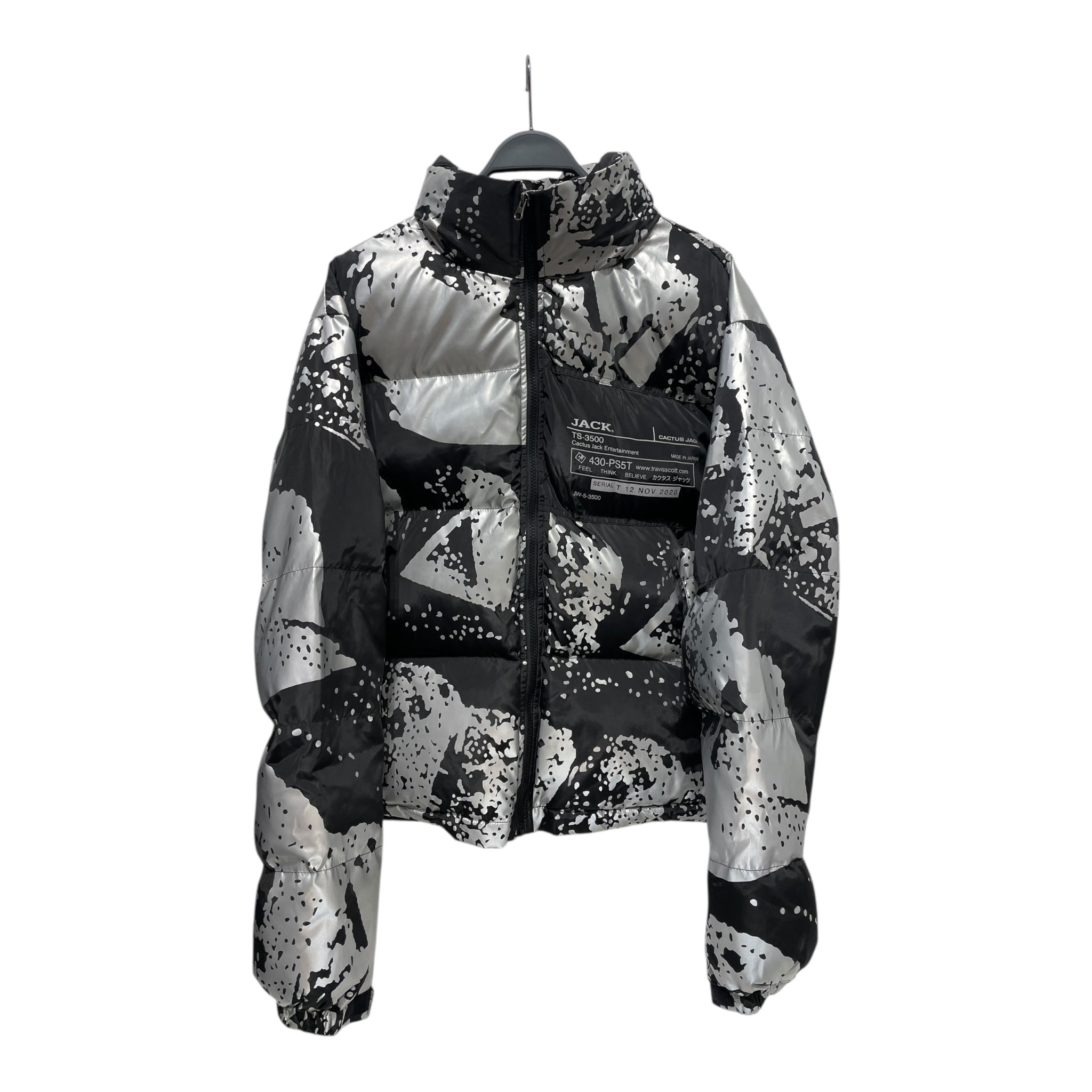 CACTUS JACK/Puffer Jkt/XL/Nylon/SLV/All Over Print/SERIAL#T 12 NOV 2020/JW-5-3500 view 1