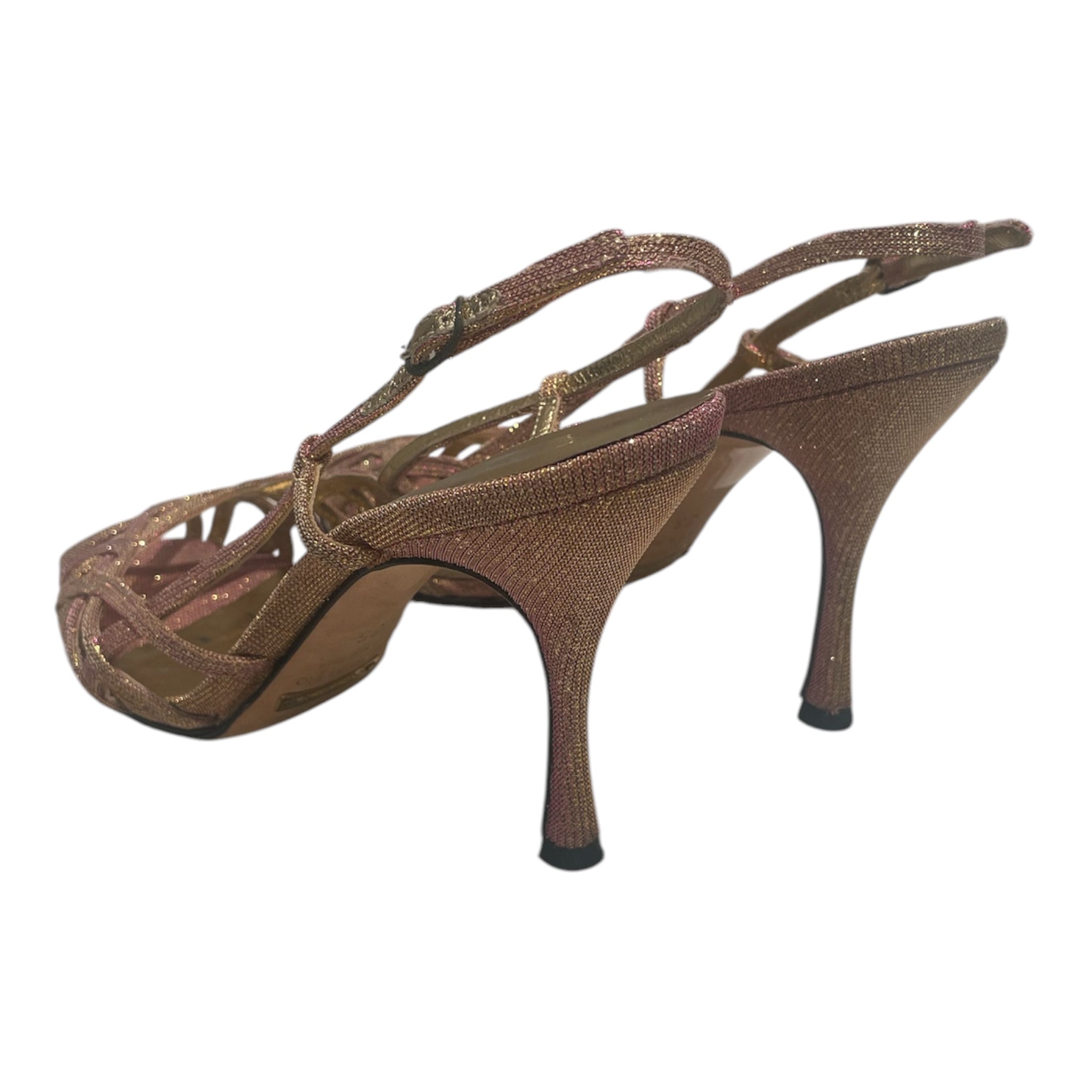 DOLCE&GABBANA/Heels/EU 36/Glitter/PNK/ view 2