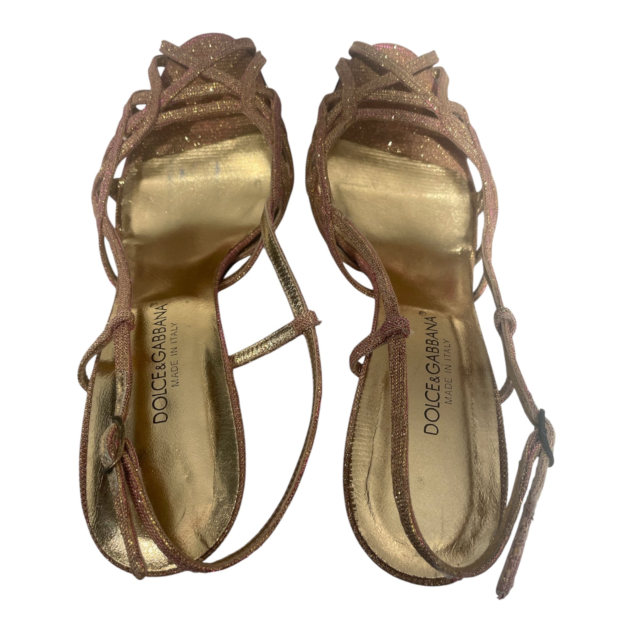 DOLCE&GABBANA/Heels/EU 36/Glitter/PNK/ view 4
