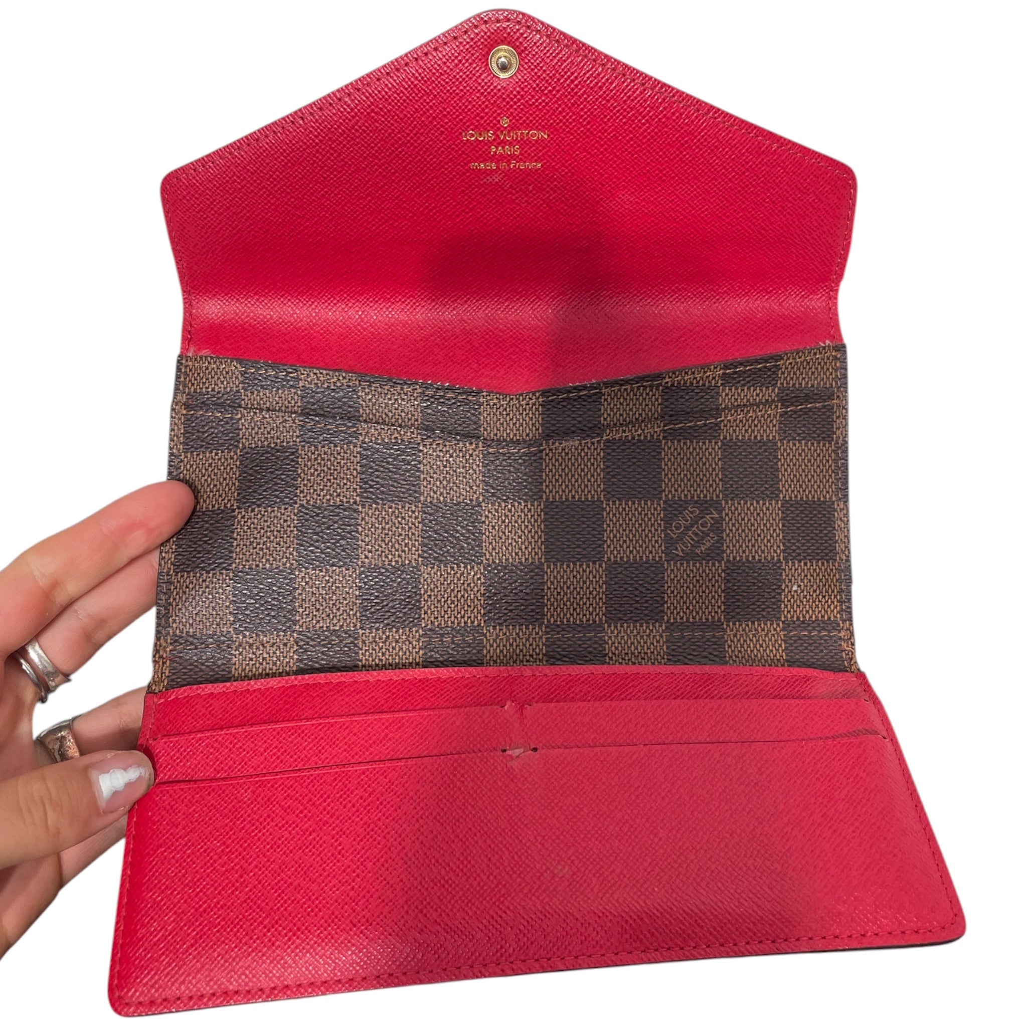 LOUIS VUITTON/Long Wallet/Monogram/Leather/BRW/Josephine Wallet view 3