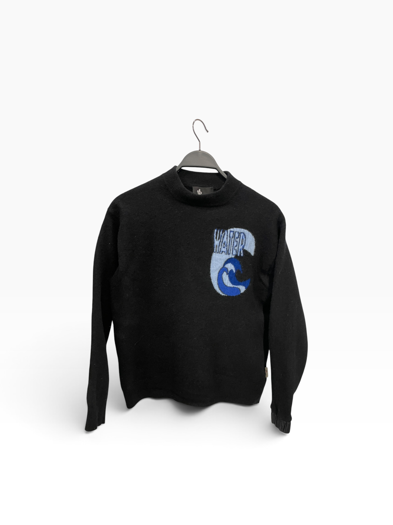 MONCLER/Sweater/S/Wool/BLK/MONCLER WATER BLK SWEATER view 1