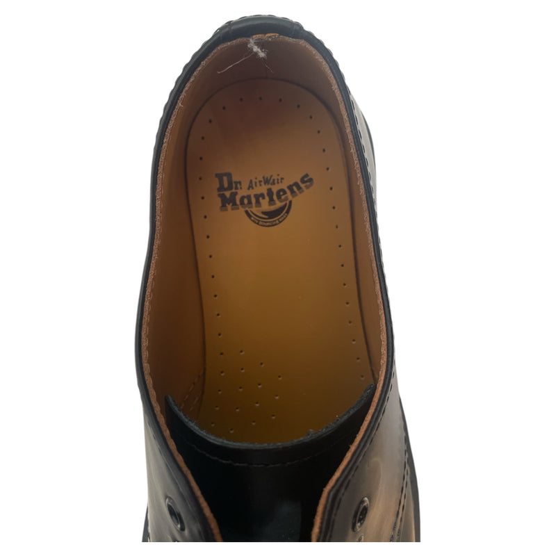 Dr.Martens/Shoes/US 7/Leather/BLK/DOC MARTIN PLAIN LOW