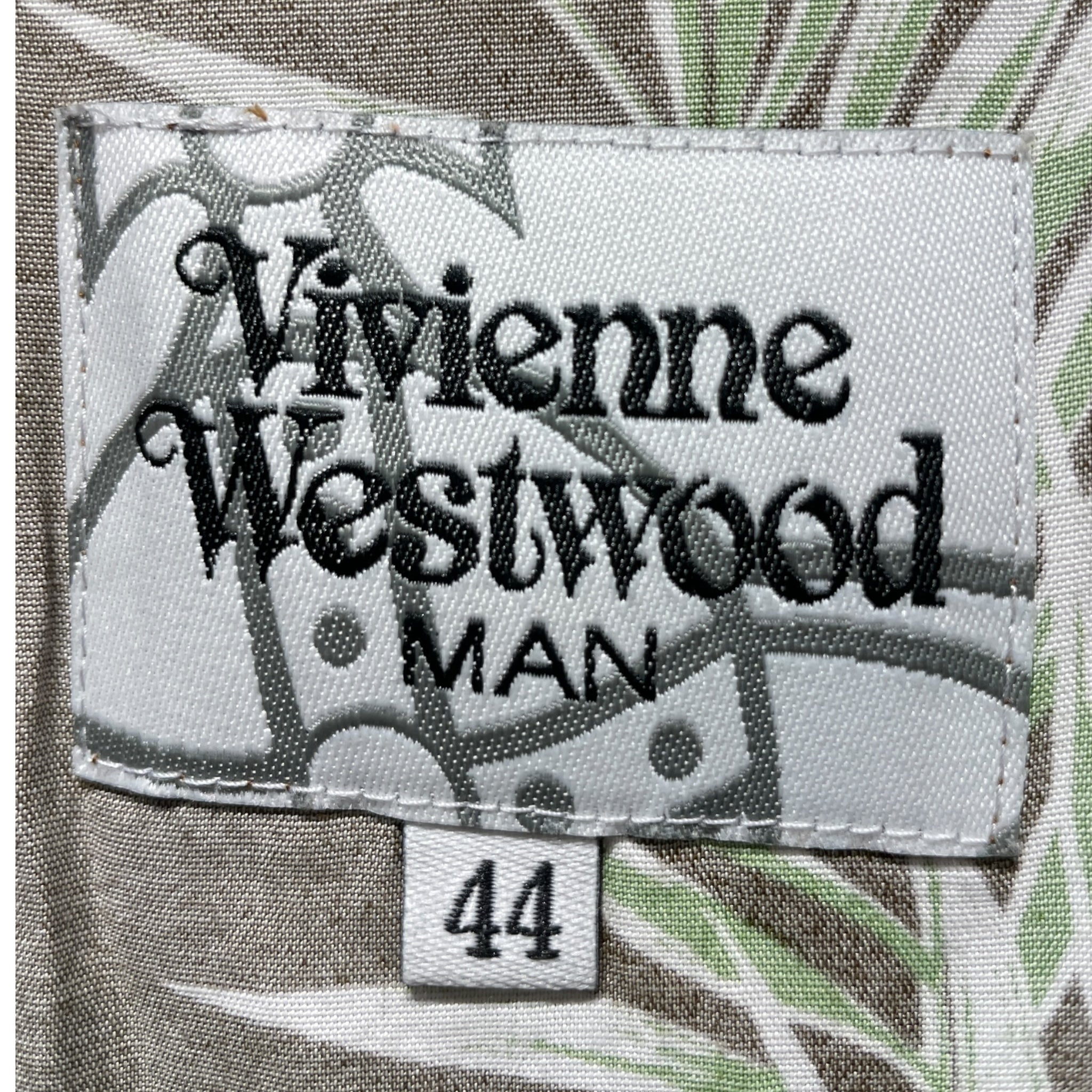 Vivienne Westwood MAN/Hawaiian Shirt/44/Brown/Rayon/Floral Pattern/VW-CR-87477 view 3