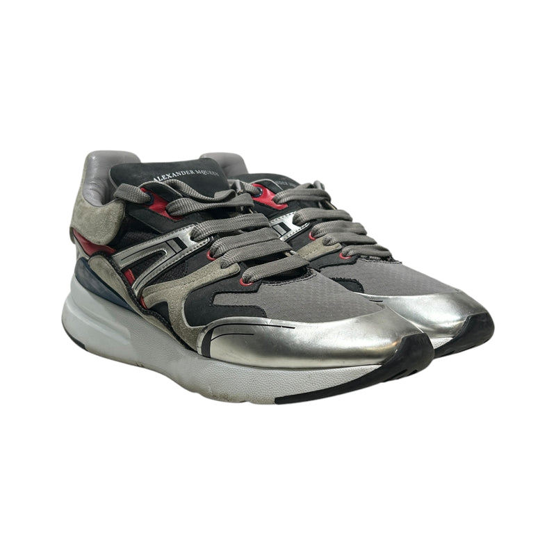 Alexander McQueen/Low-Sneakers/EU 45/SLV/SILVER SNEAKERS