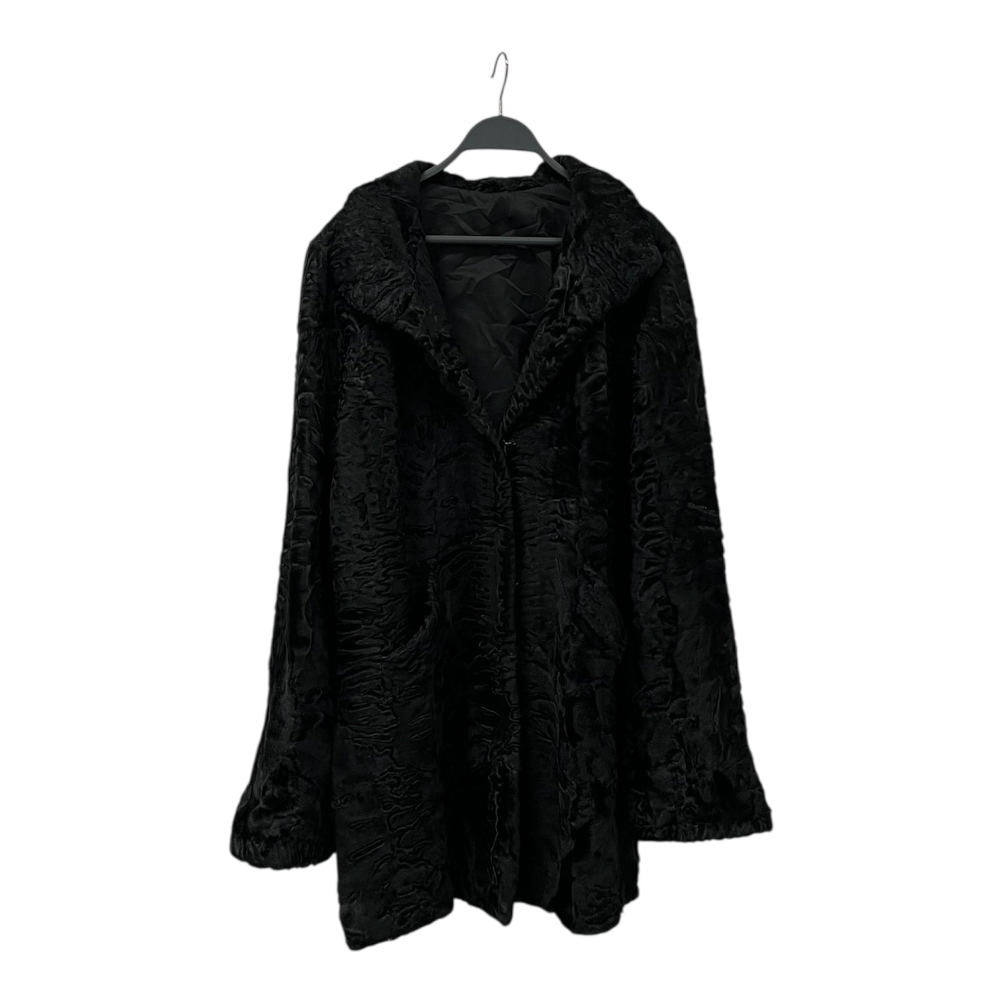 KARAKUL/Coat/10/Fur/BLK/Single Breasted/PERSIAN LAMB COAT view 1