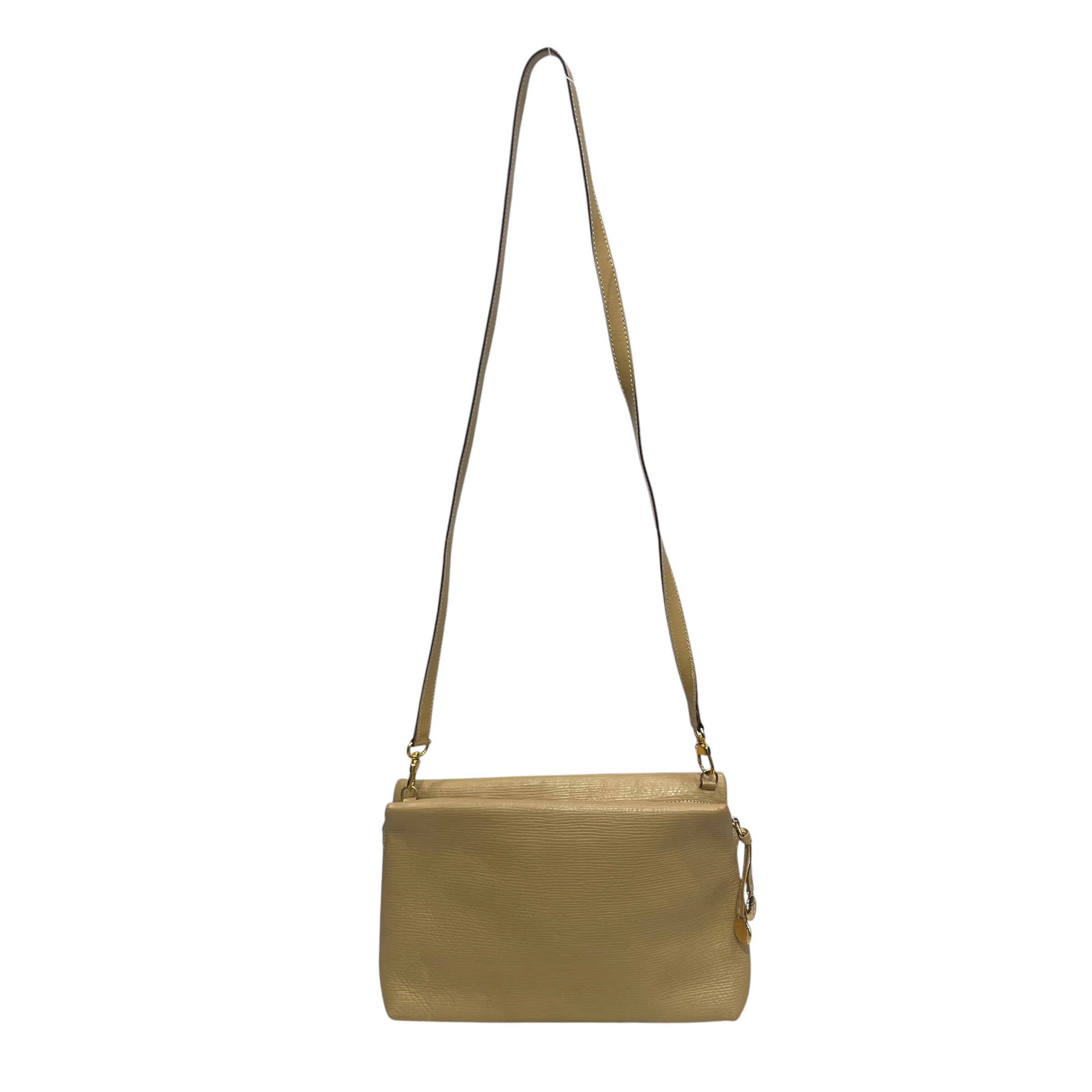 FENDI/Vintage/Cross Body Bag/Leather/BEG/JANUS LOGO VTG view 2