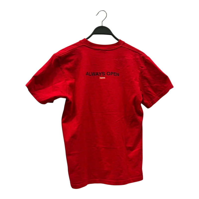 Supreme/T-Shirt/S/Cotton/RED/gas tee