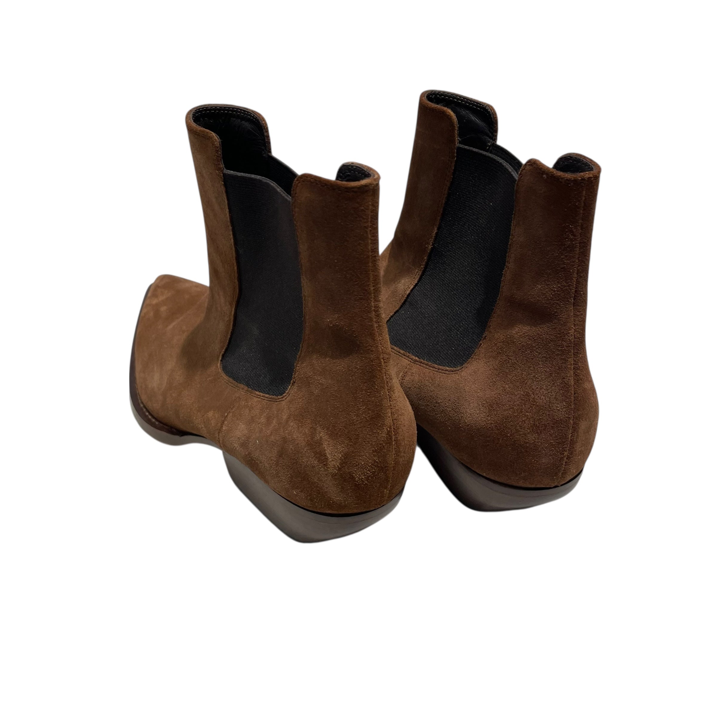 SAINT LAURENT/Chelsea Boots/EU 39.5/Suede/BRW/ view 2