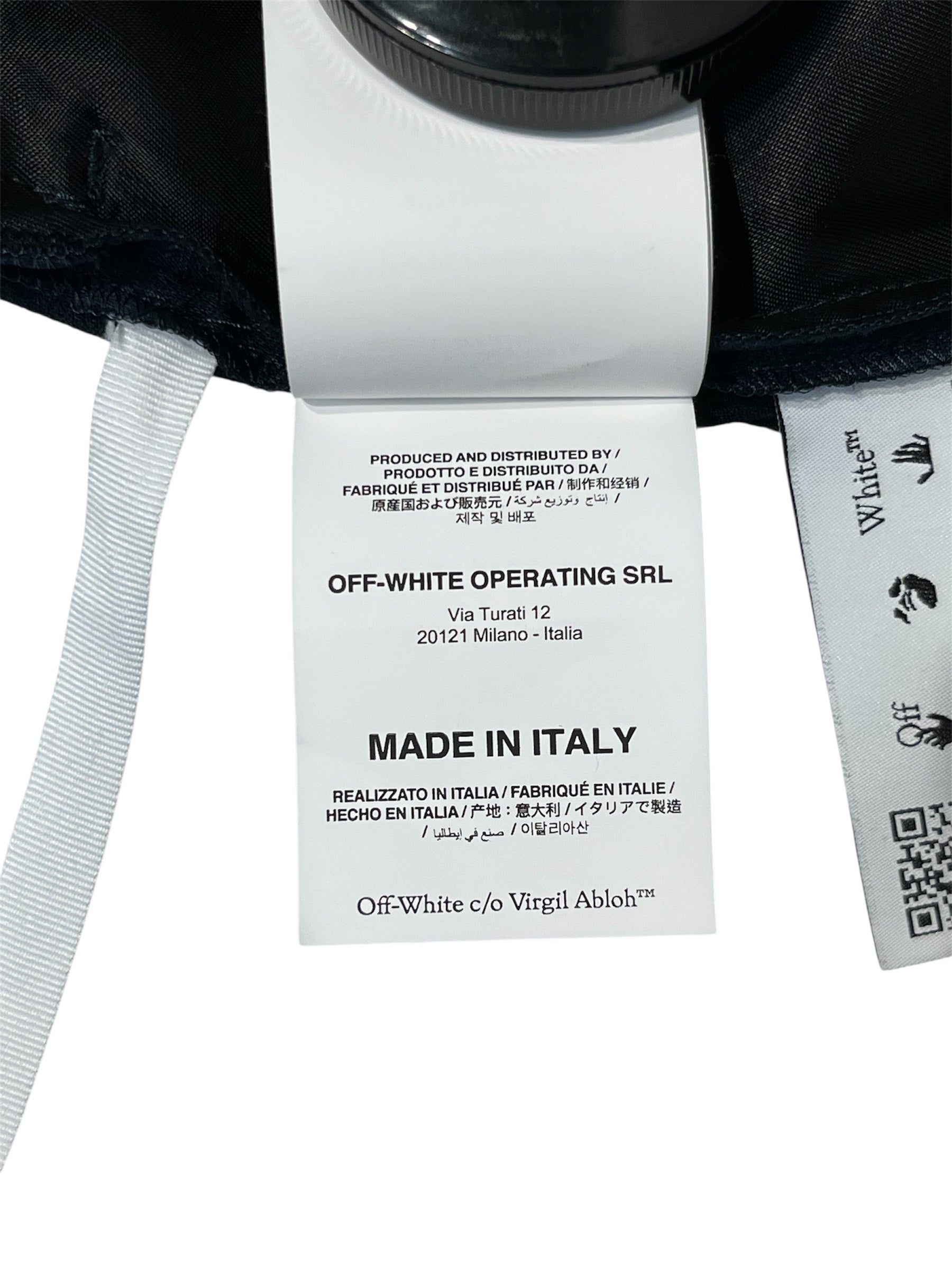 OFF-WHITE/Slacks/42/Polyester/NVY/All Over Print/"STAFF" view 9