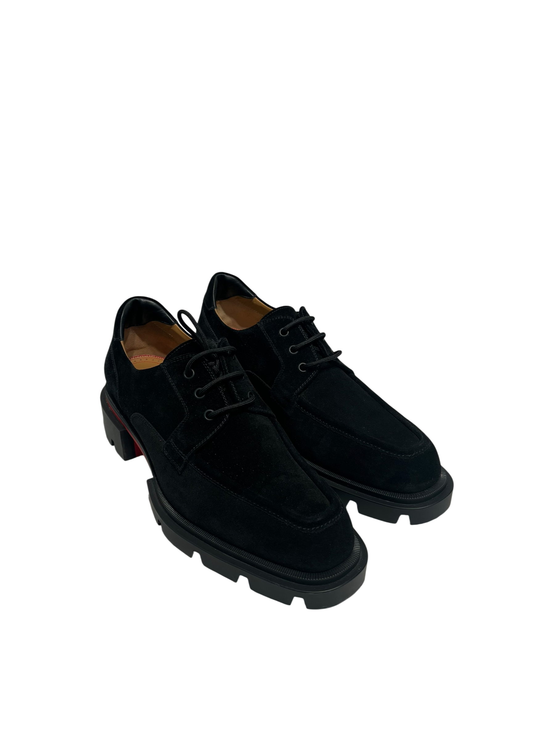 Christian Louboutin/Dress Shoes/EU 45/Suede/BLK/ view 1