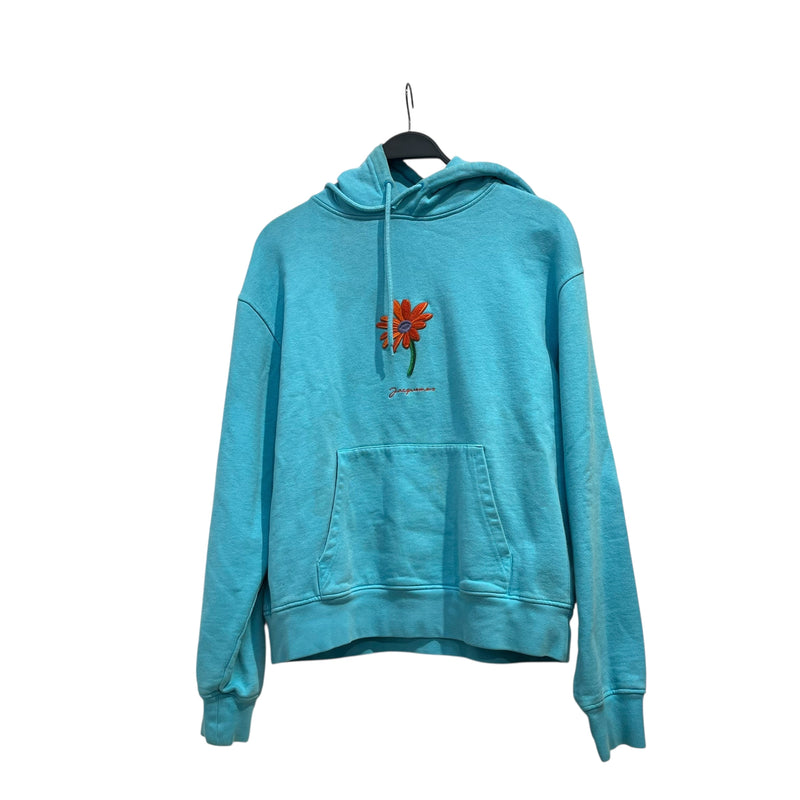 JACQUEMUS/Hoodie/M/Cotton/BLU/