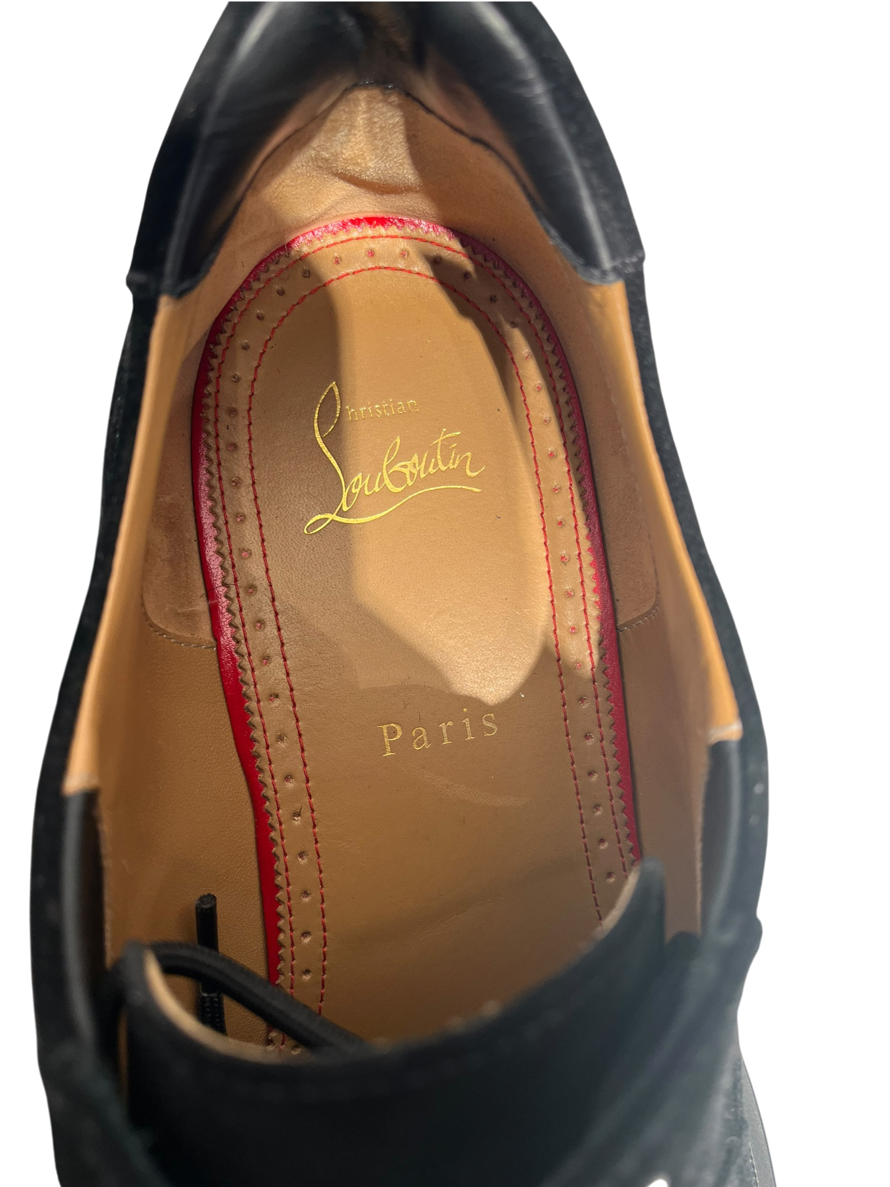 Christian Louboutin/Dress Shoes/EU 45/Suede/BLK/ view 3
