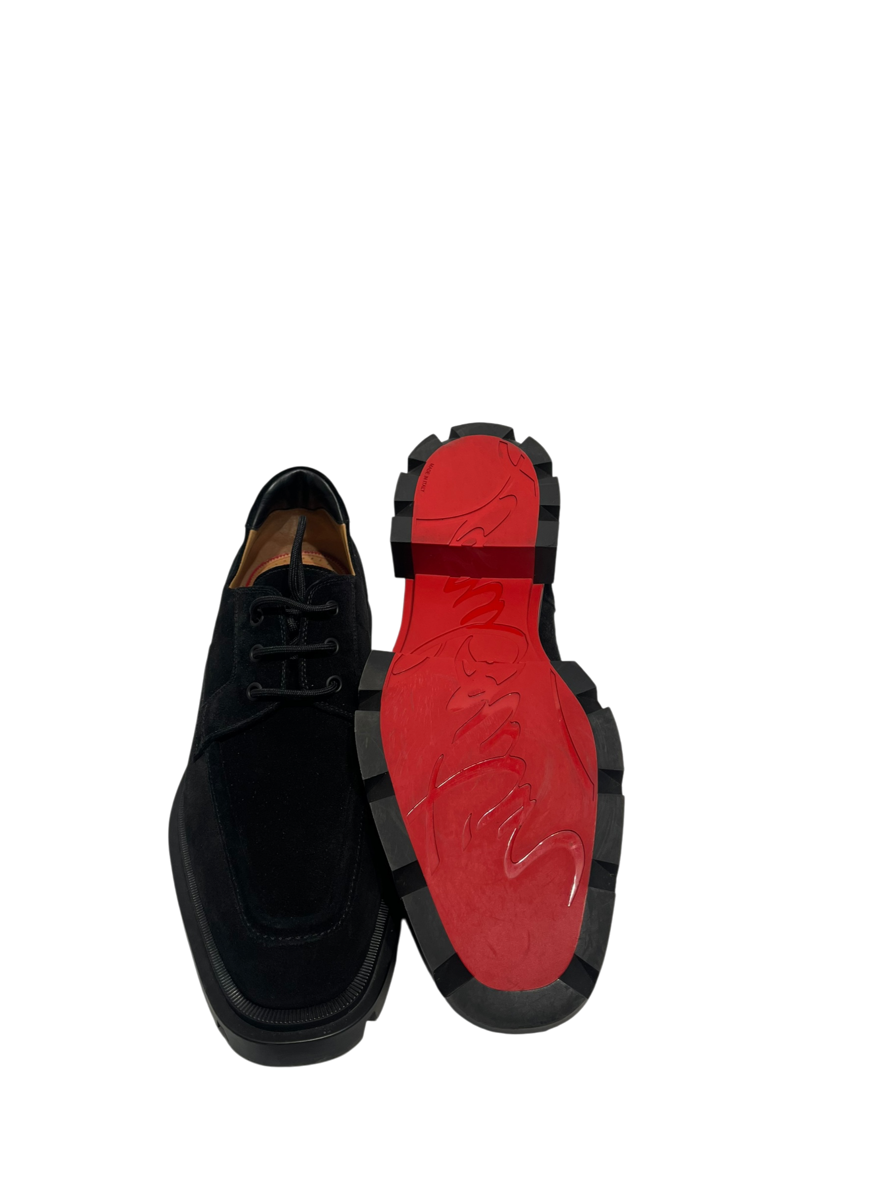 Christian Louboutin/Dress Shoes/EU 45/Suede/BLK/ view 4