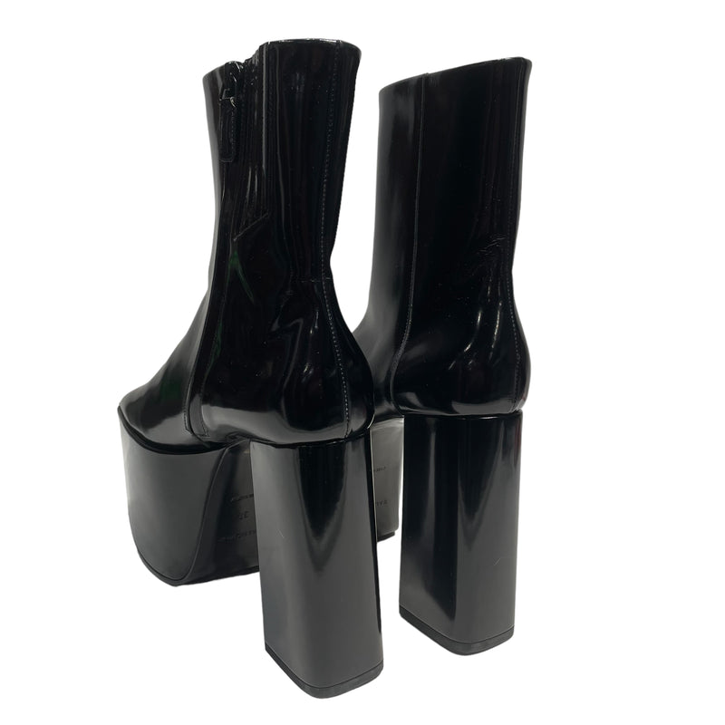 BALENCIAGA/Heels/EU 37/Leather/BLK/