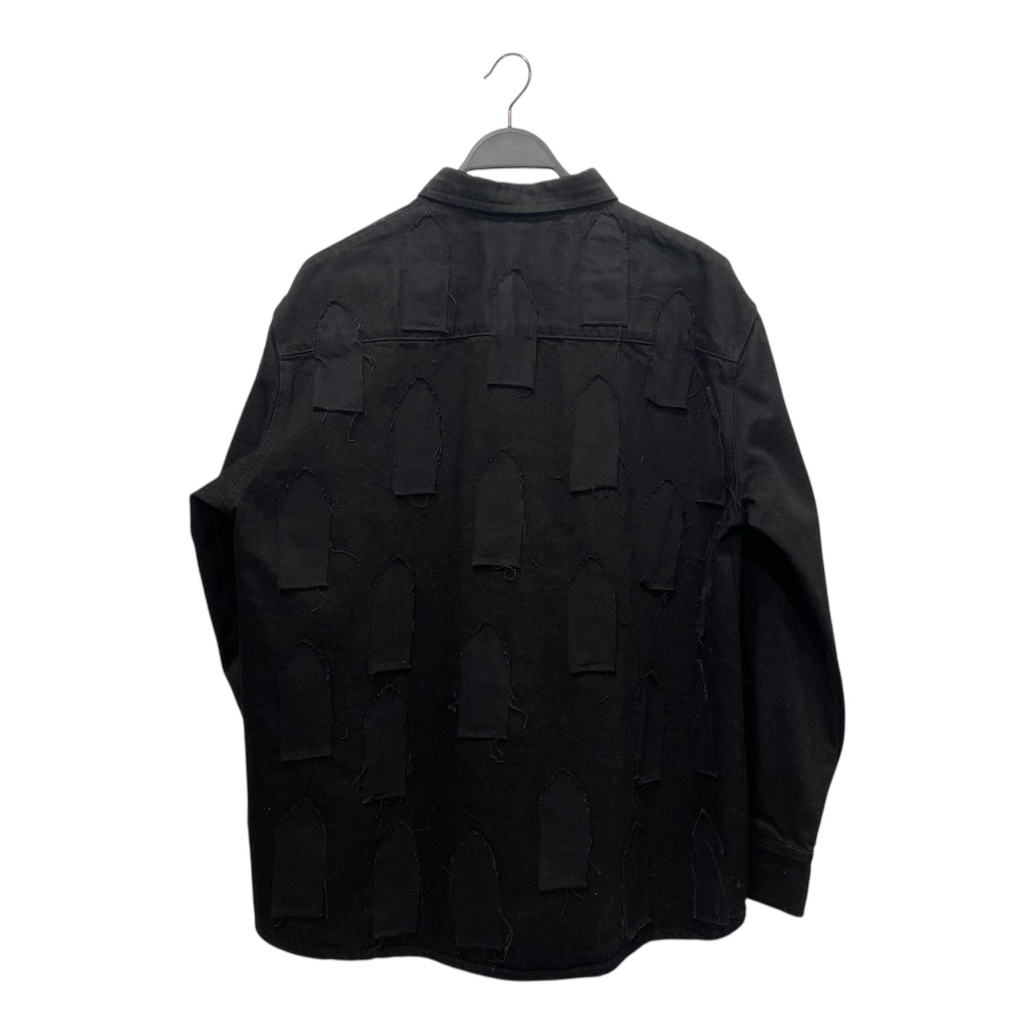 WHO DECIDES WAR/LS Shirt/S/Cotton/BLK/Window Button Up/Like New view 2