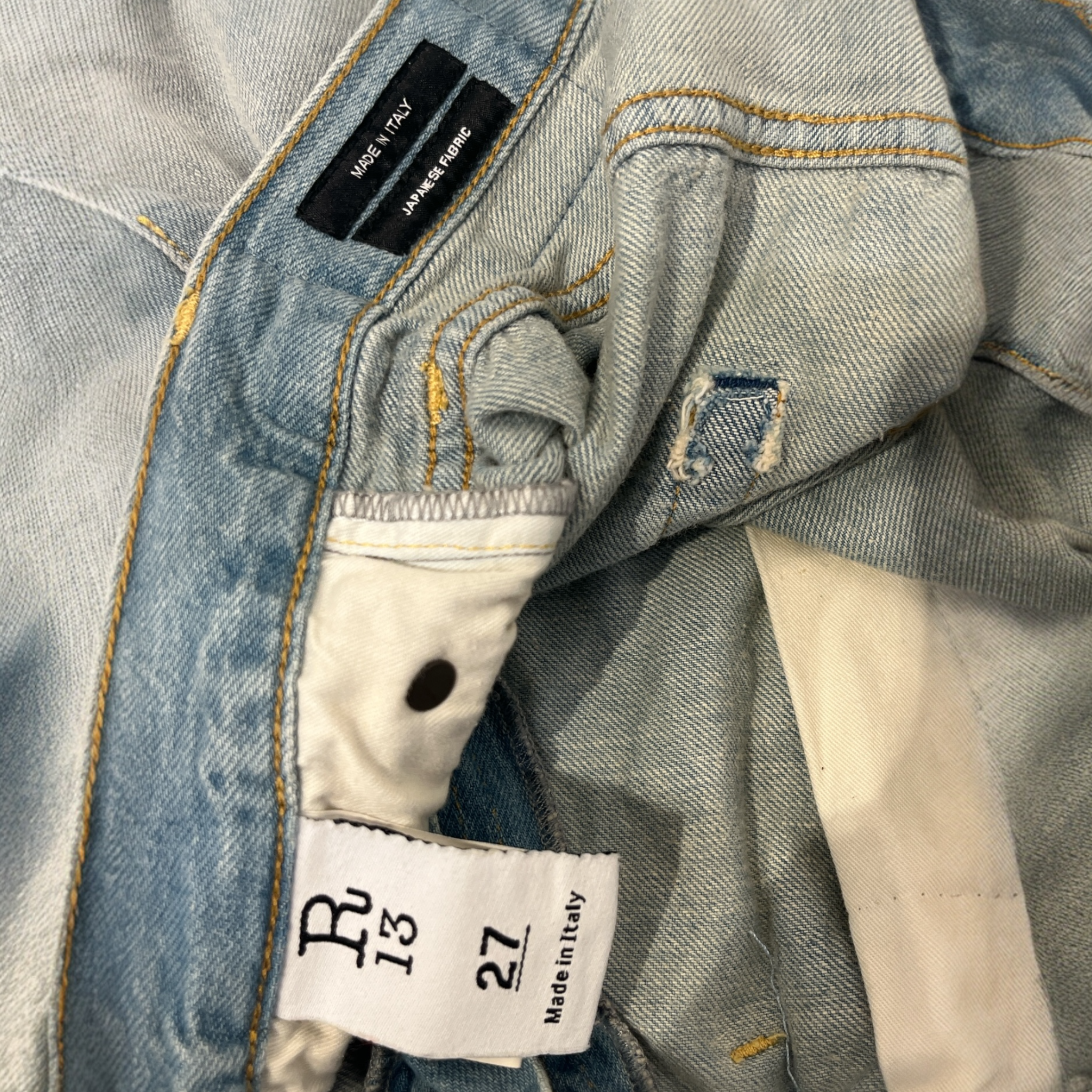 R13/Shorts/27/Denim/BLU/ view 3