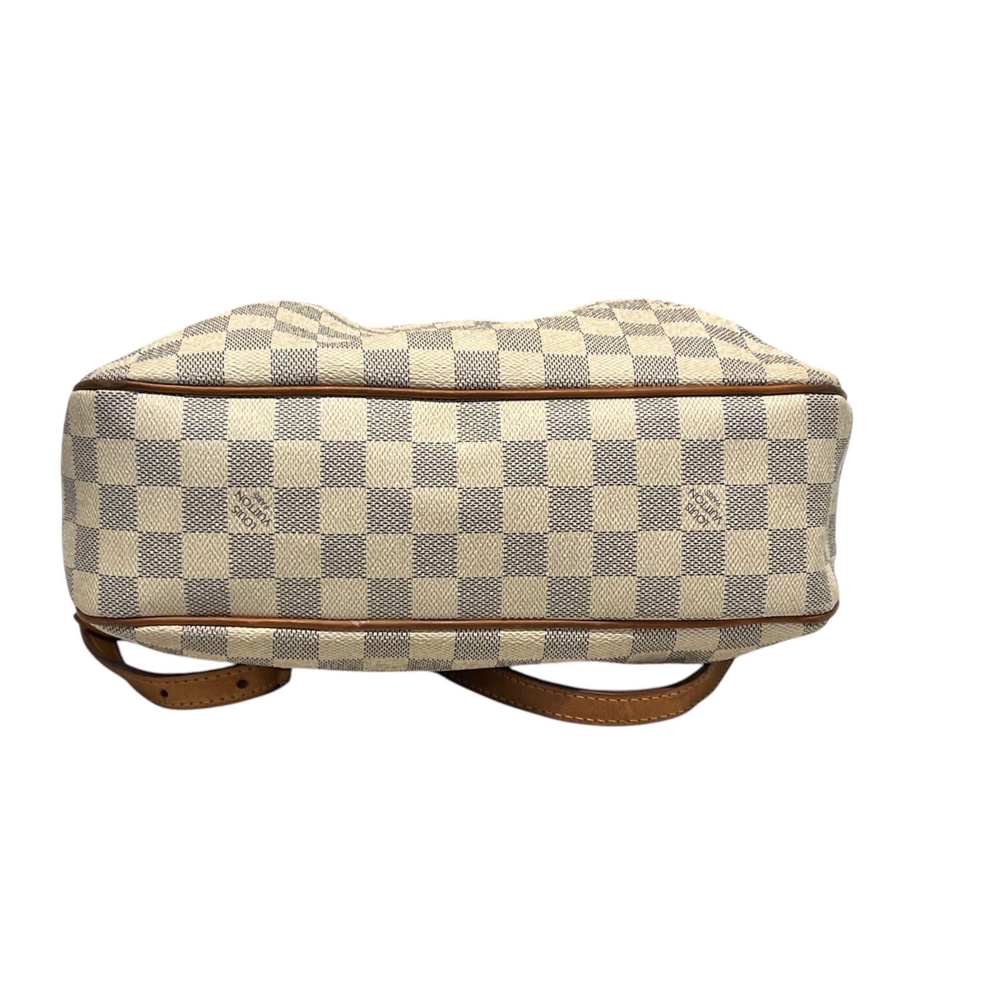LOUIS VUITTON/Cross Body Bag/Gingham Check/Leather/CRM/azur siracusa pm view 3