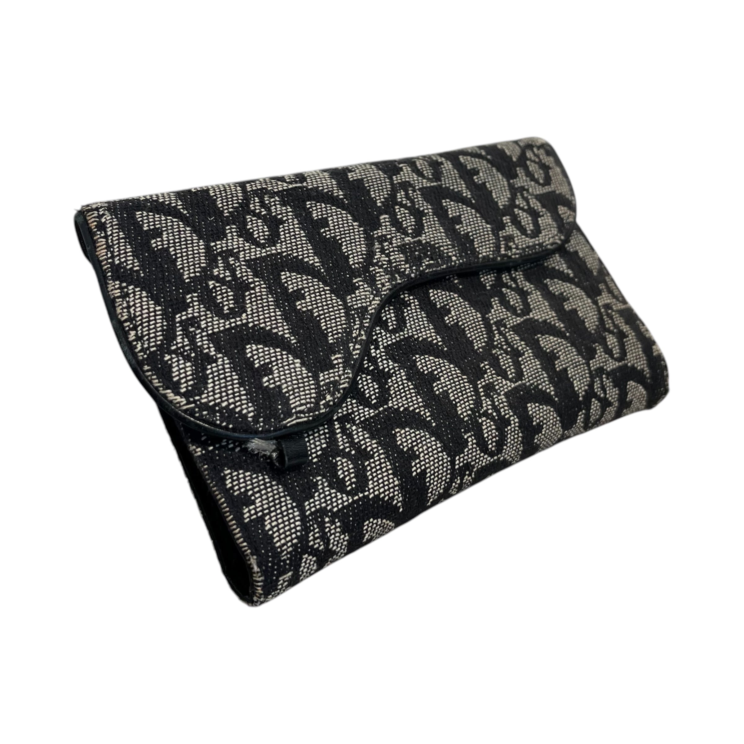 Christian Dior/Long Wallet/MLT/TROTTER SADDLE FLAP WALLET view 1
