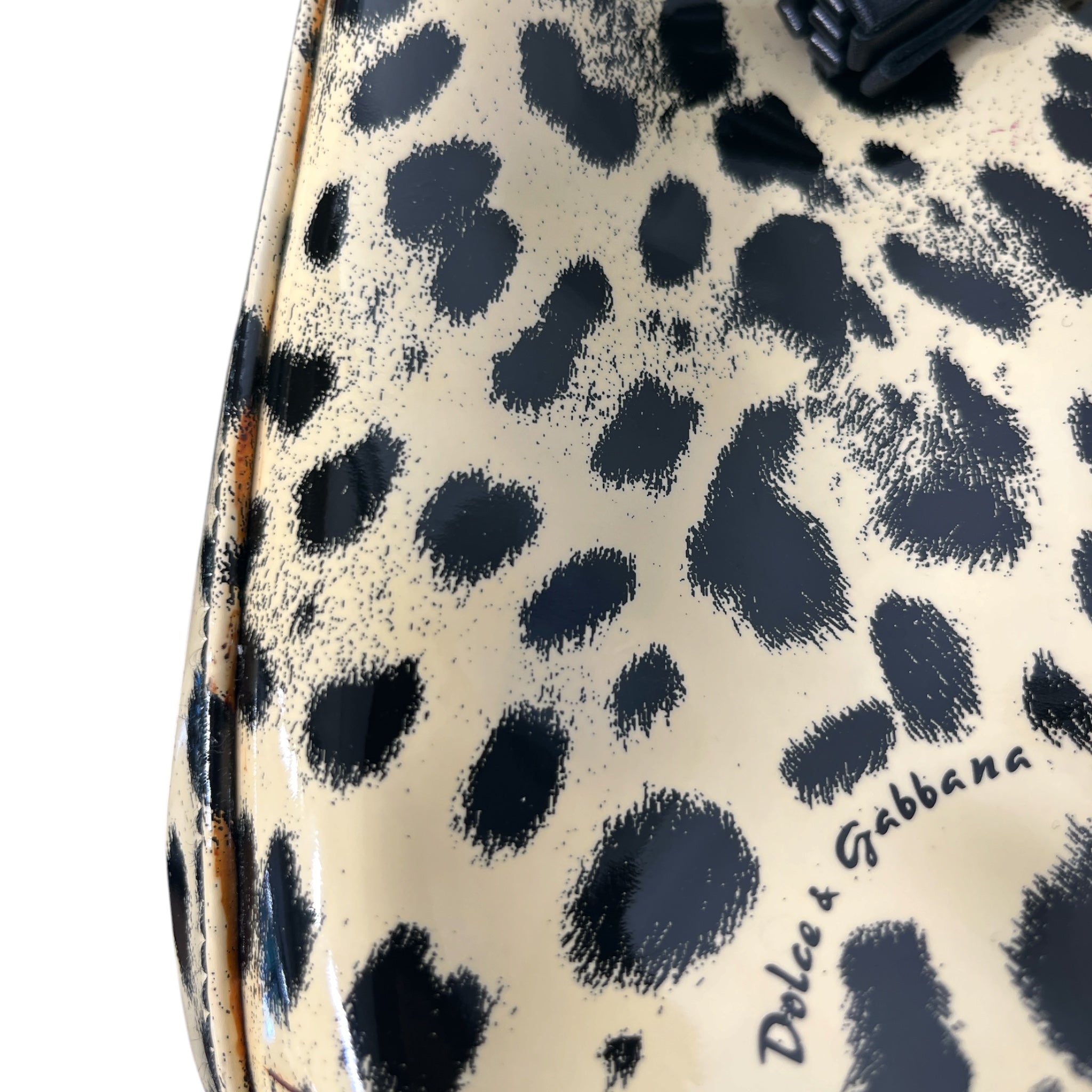 DOLCE&GABBANA/Tote Bag/Leopard/Leather/MLT/PATENT LEATHER TOTE view 5