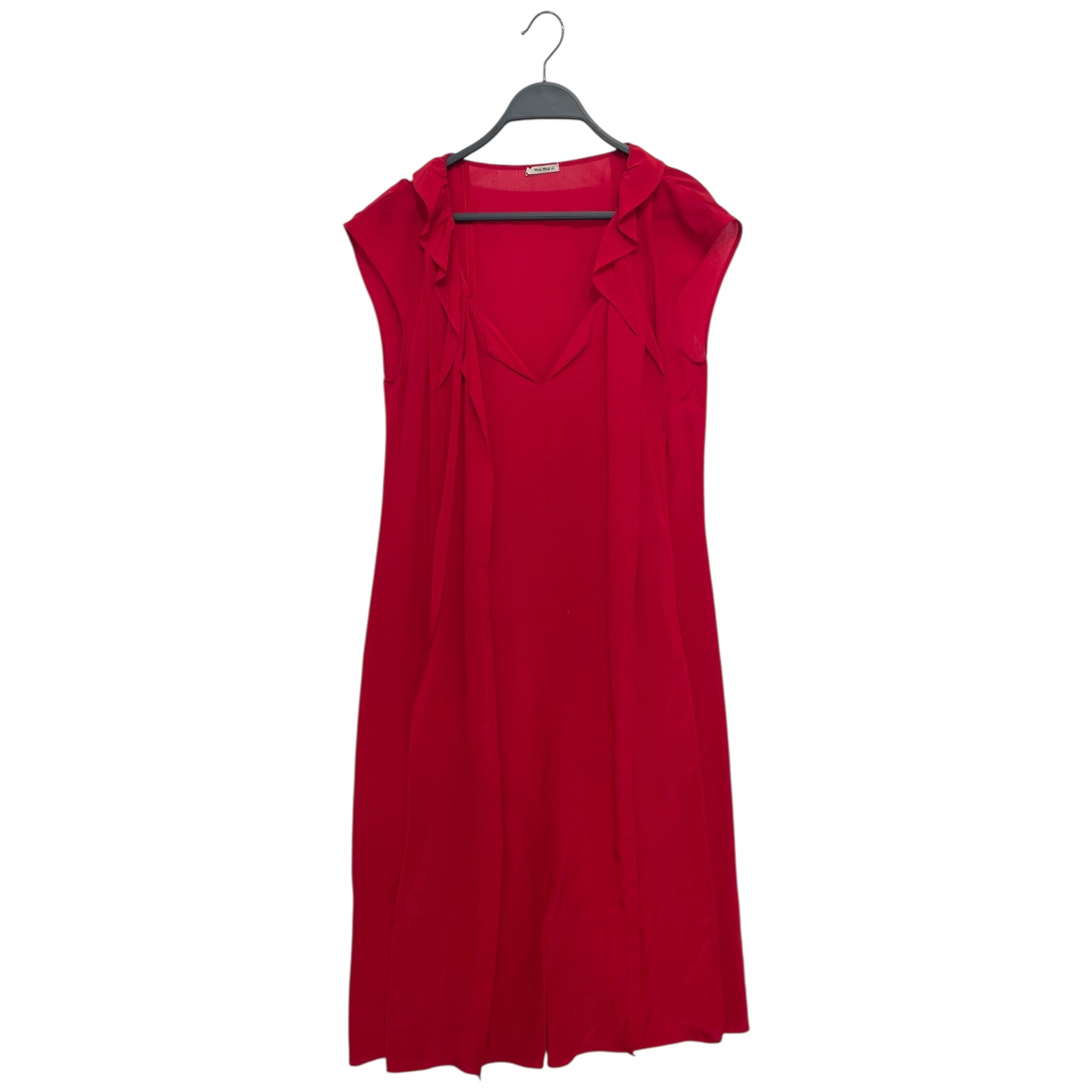 MIU MIU/Dress/Nylon/RED/ view 1