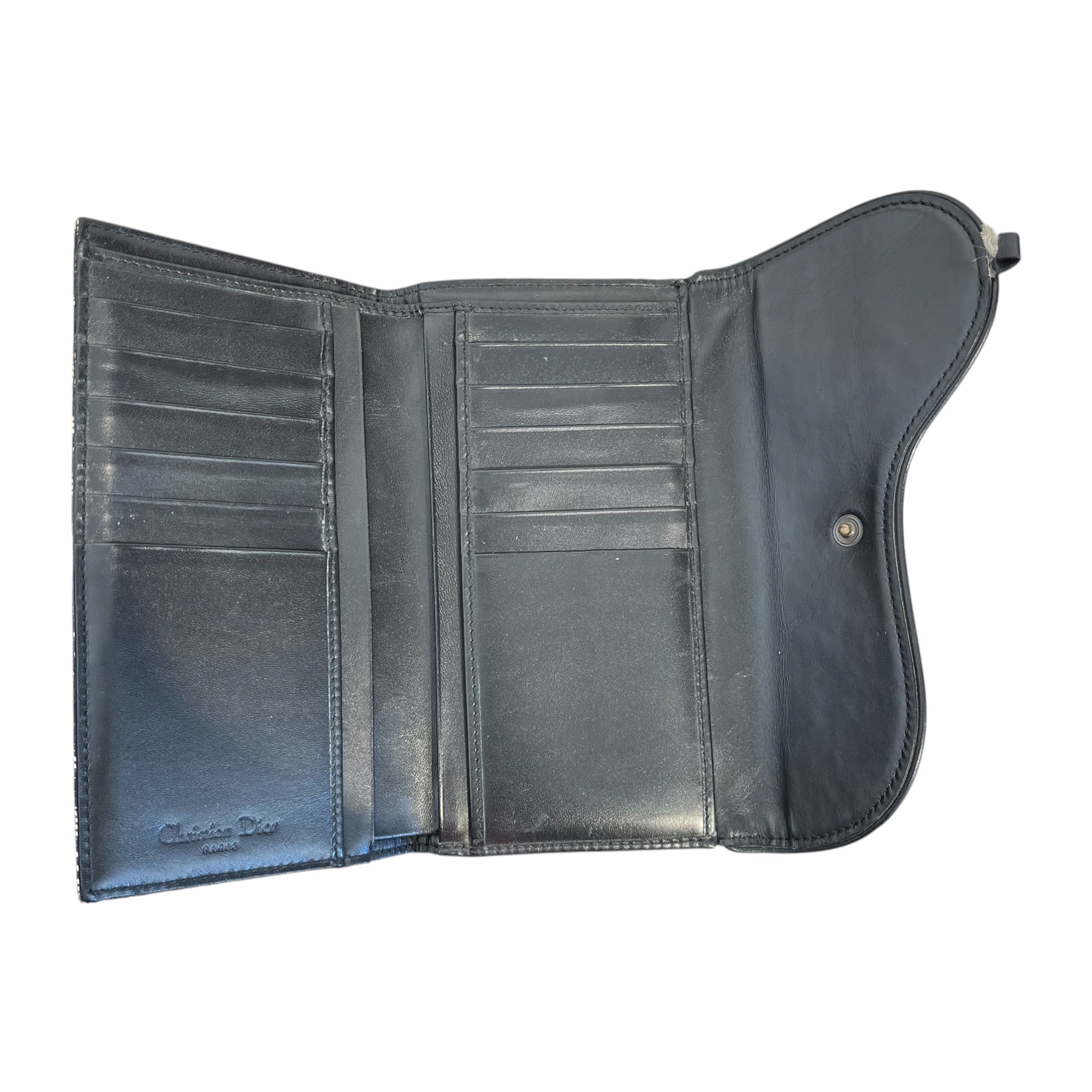 Christian Dior/Long Wallet/MLT/TROTTER SADDLE FLAP WALLET view 6