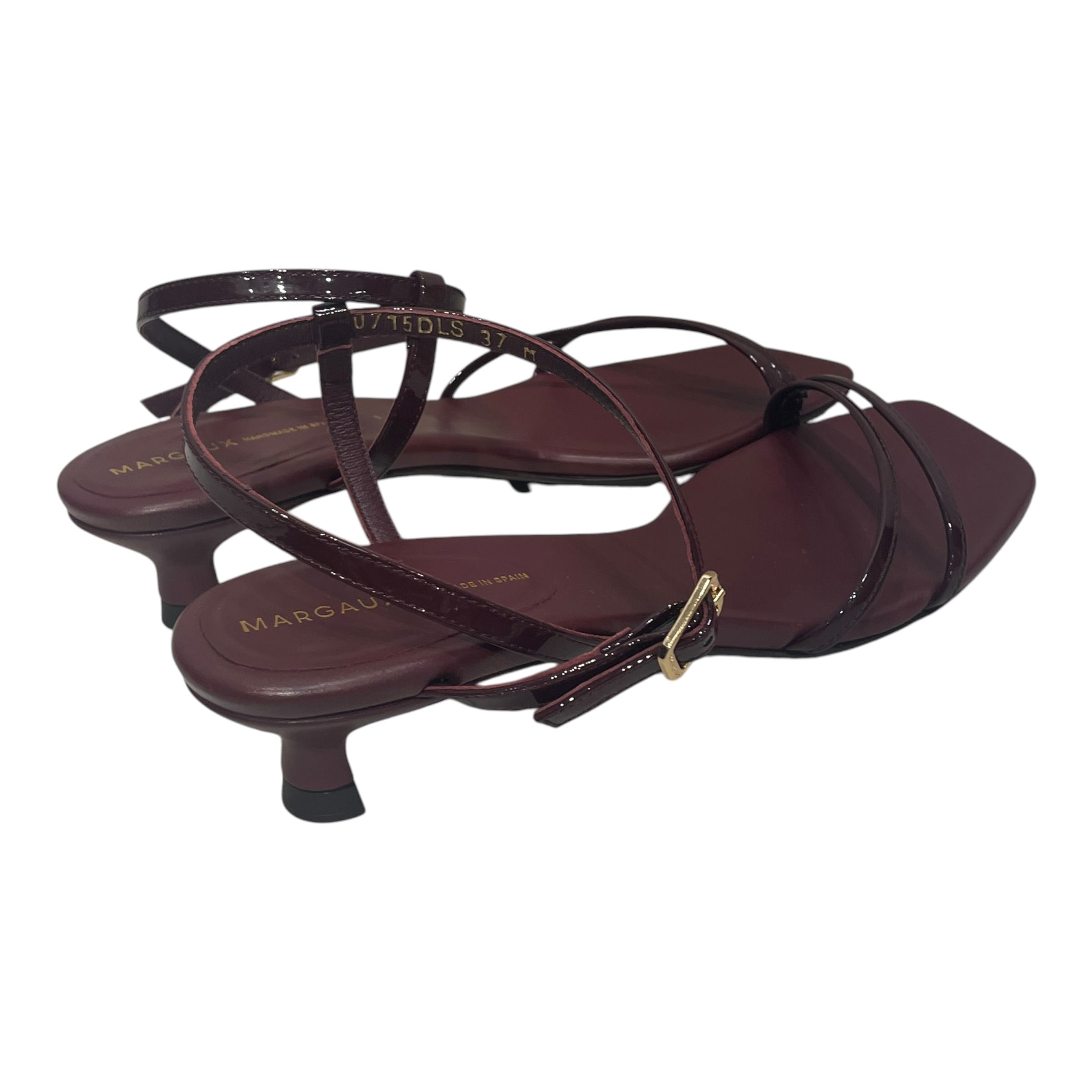 MARGAUX/Heels/EU 37/Leather/BRD/GLOSSY STRAPES view 2