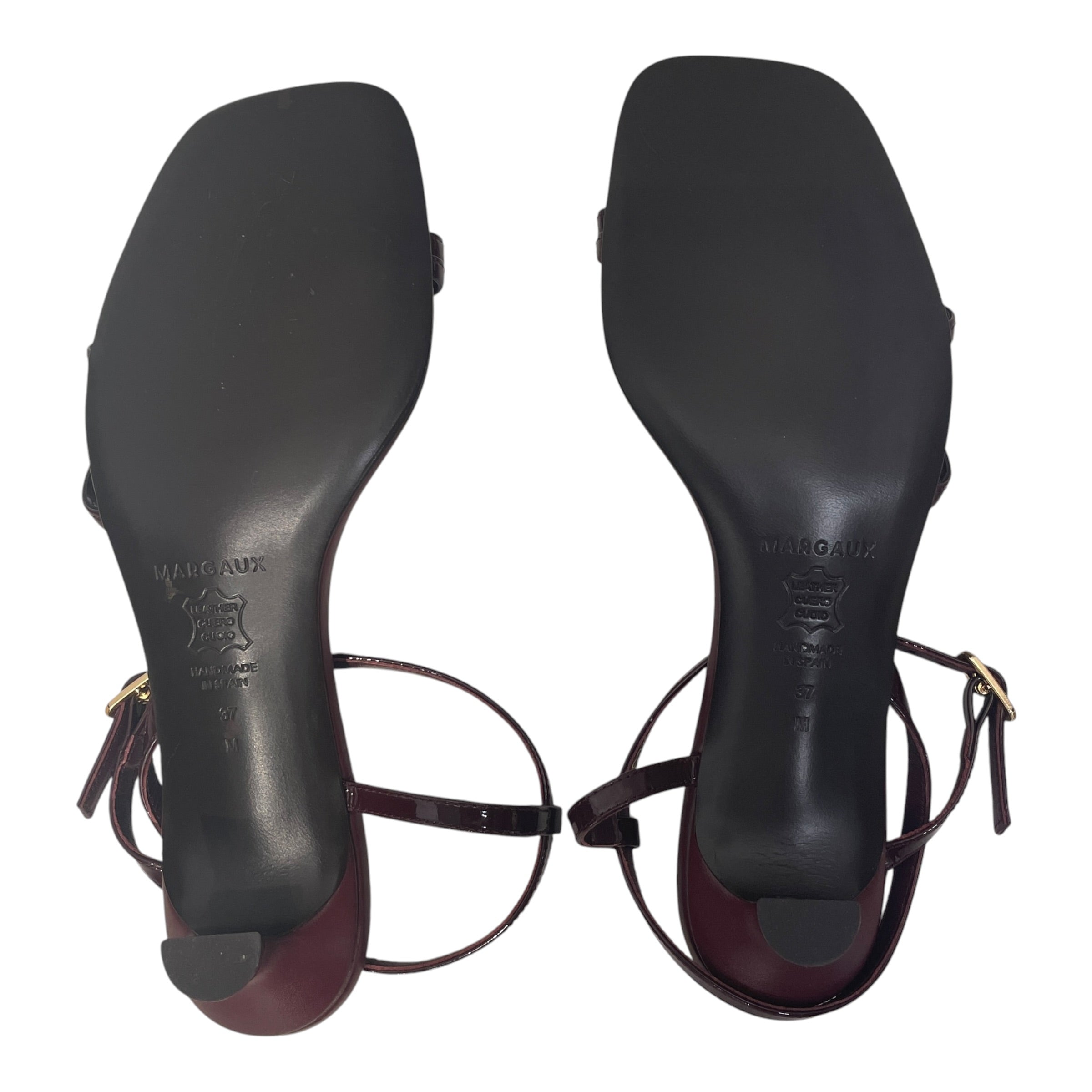 MARGAUX/Heels/EU 37/Leather/BRD/GLOSSY STRAPES view 4