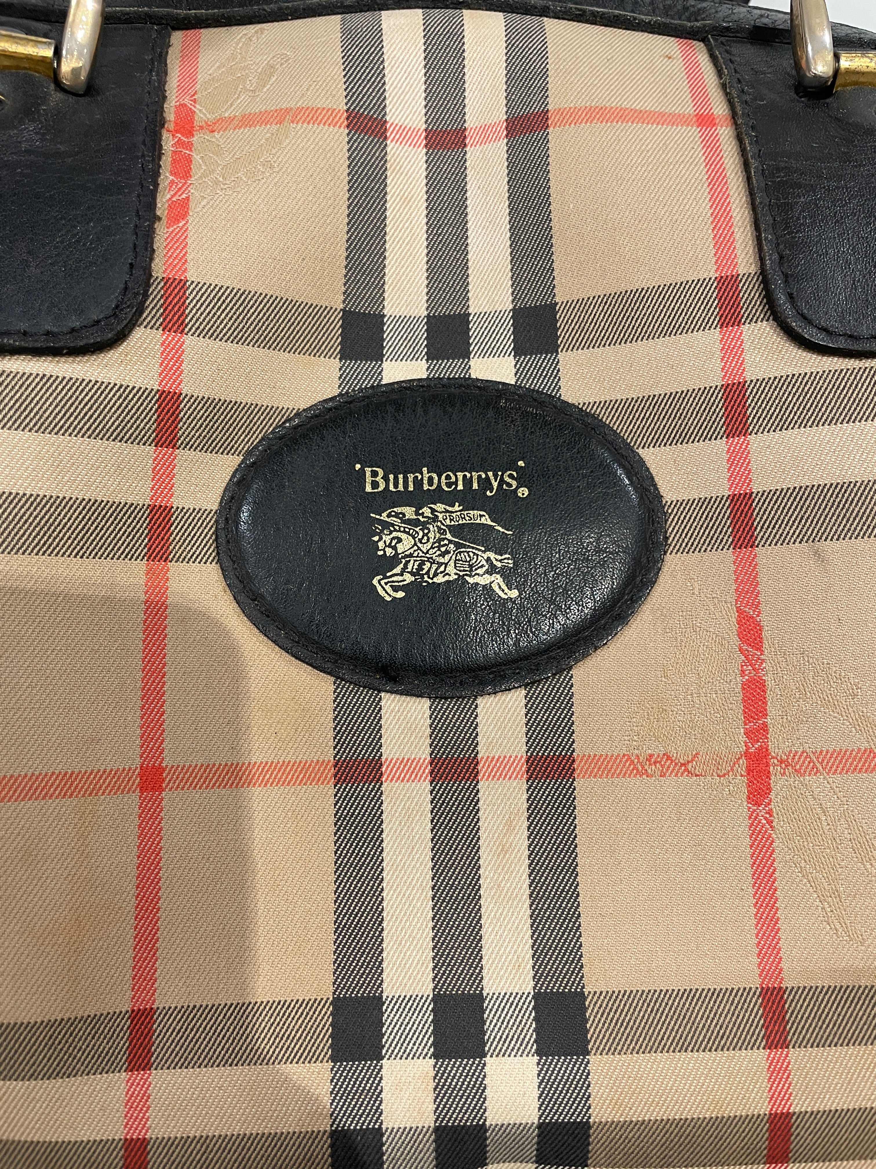 BURBERRYS/Luggage/Plaid/MLT/Duffle view 4