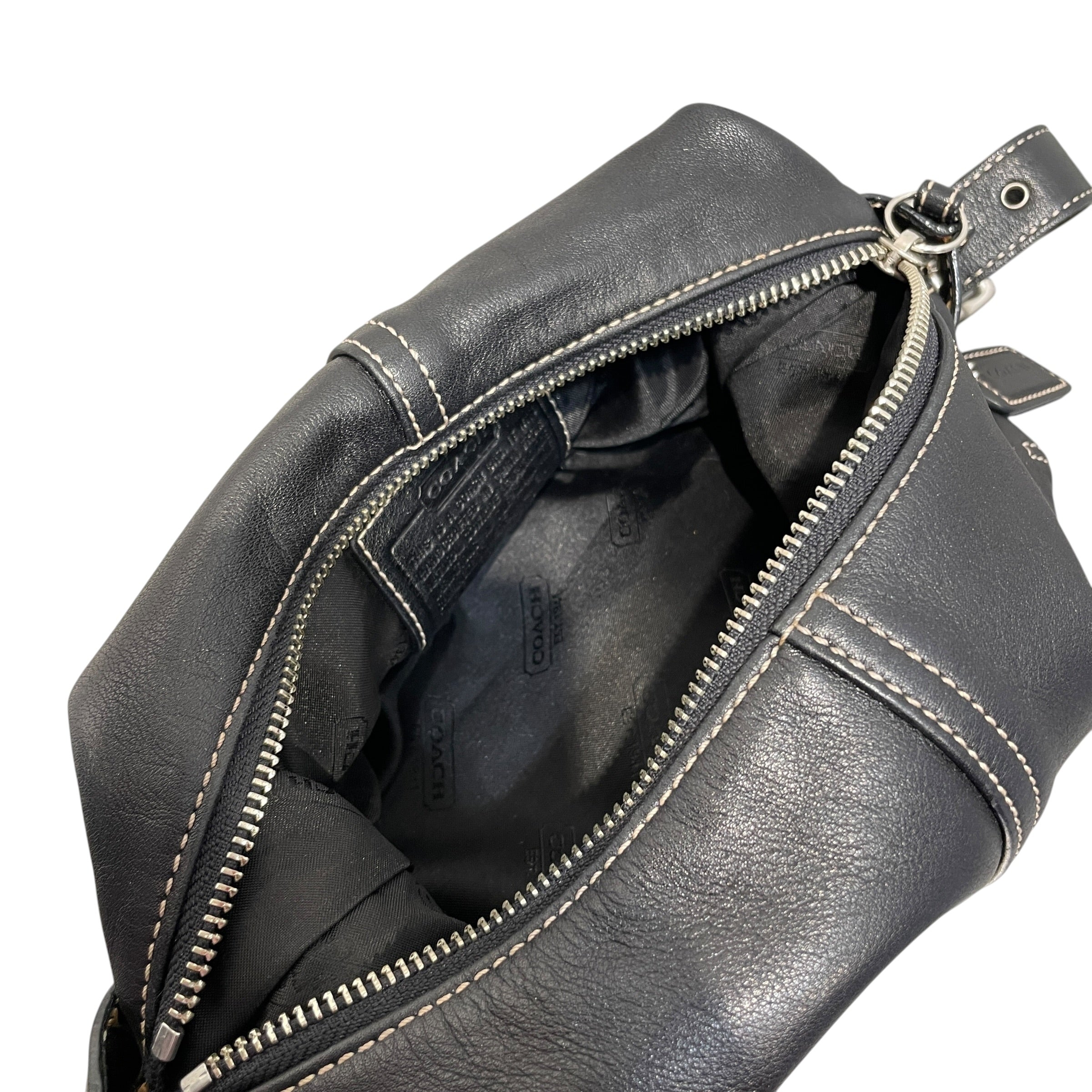 COACH/Bag/Leather/BLK/Legacy Convertible Cross body view 5