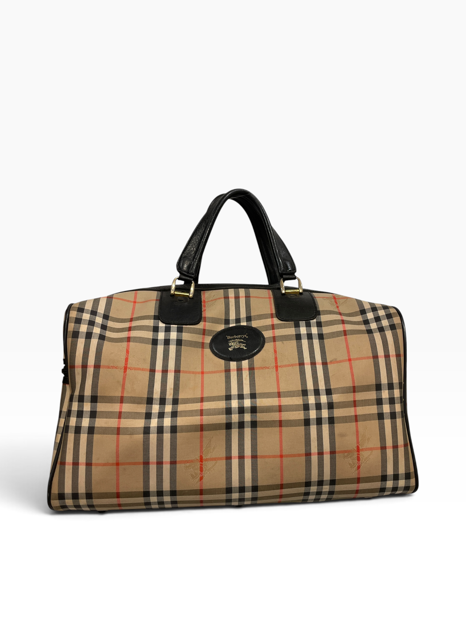 BURBERRYS/Luggage/Plaid/MLT/Duffle view 1