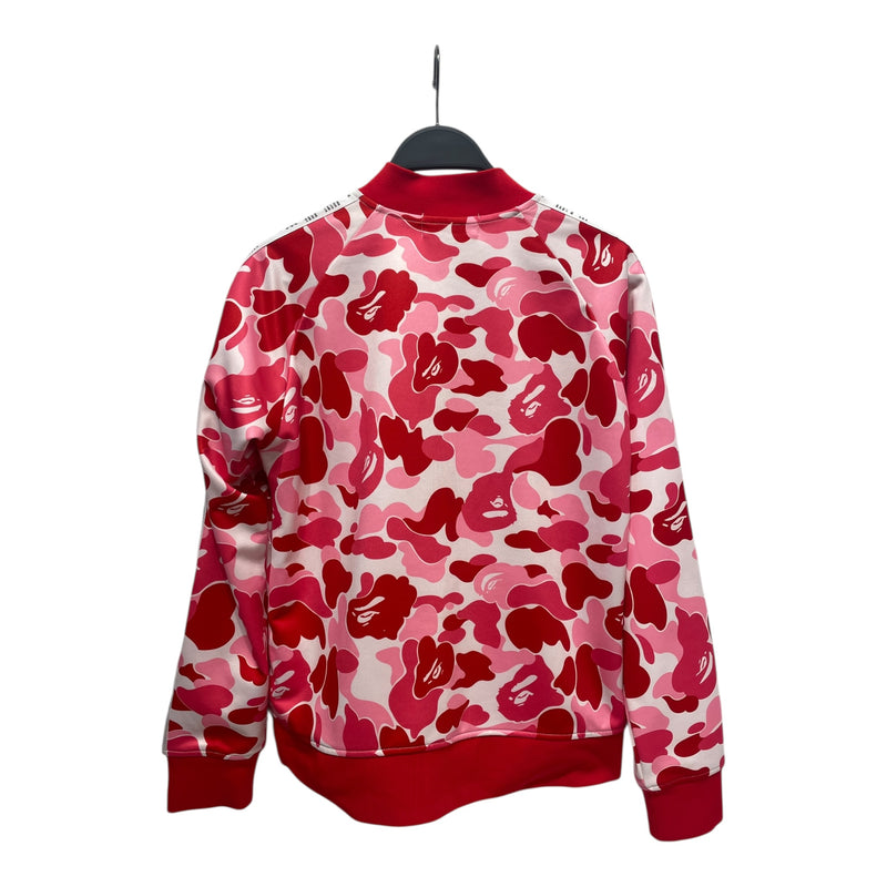 A BATHING APE/Track Jkt/XS/Camouflage/Nylon/PNK/bape sta down the arm