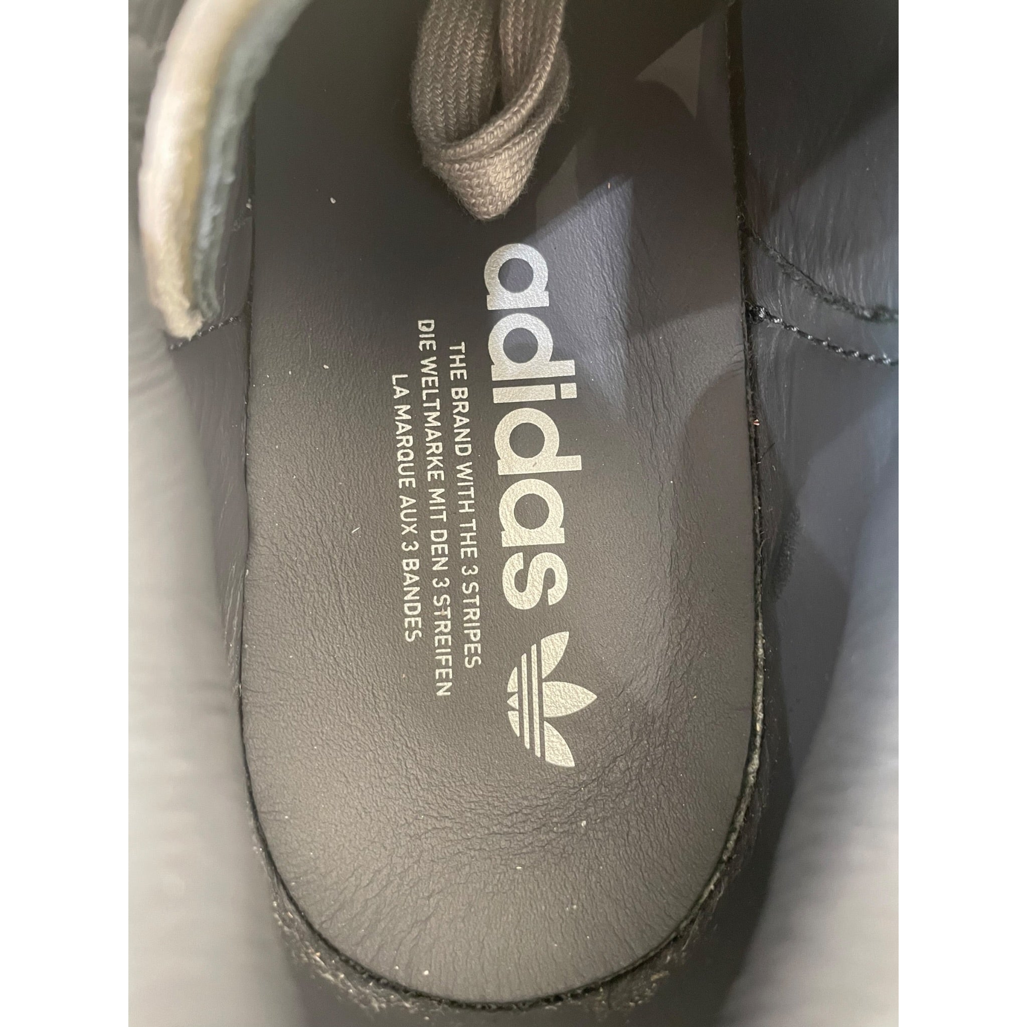 adidas/Low-Sneakers/US 9.5/Leather/GRY/BW ARMY view 3