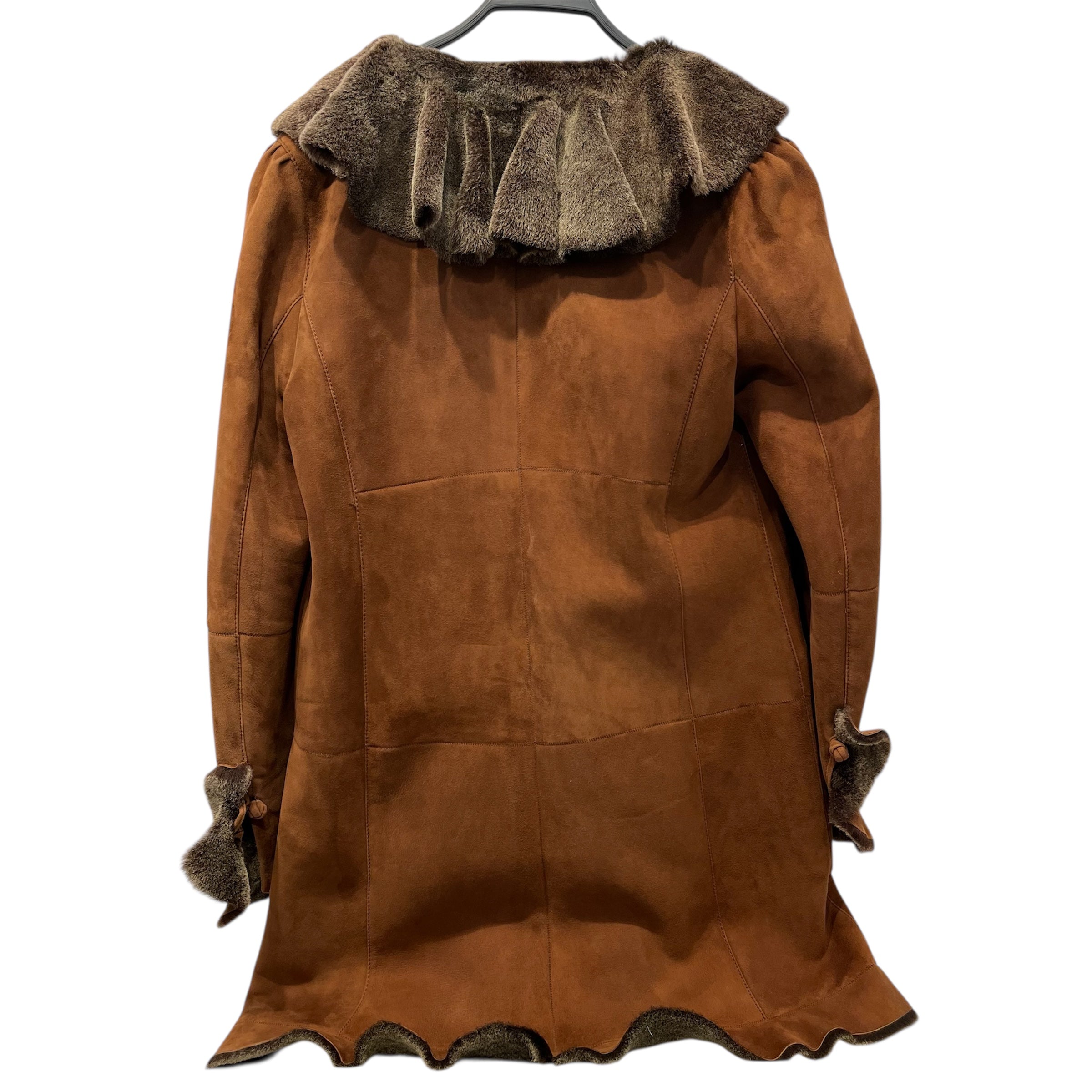 CHRISTIA/Coat/L/Fur/BRW/ view 2