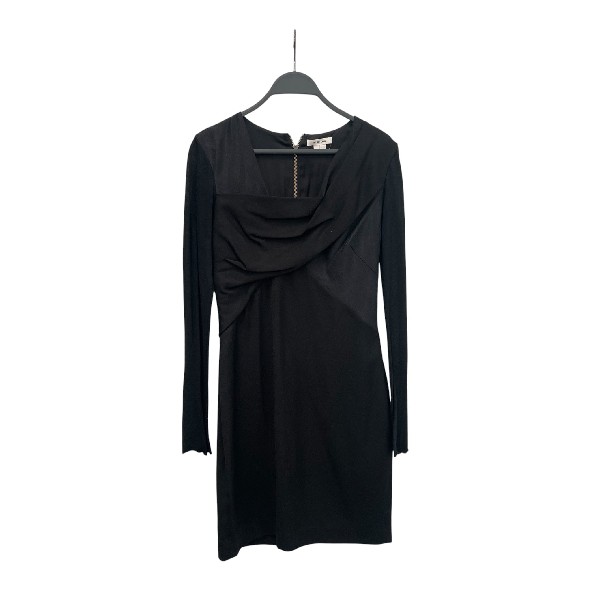 Helmut Lang/LS Dress/4/Cotton/BLK/ view 1