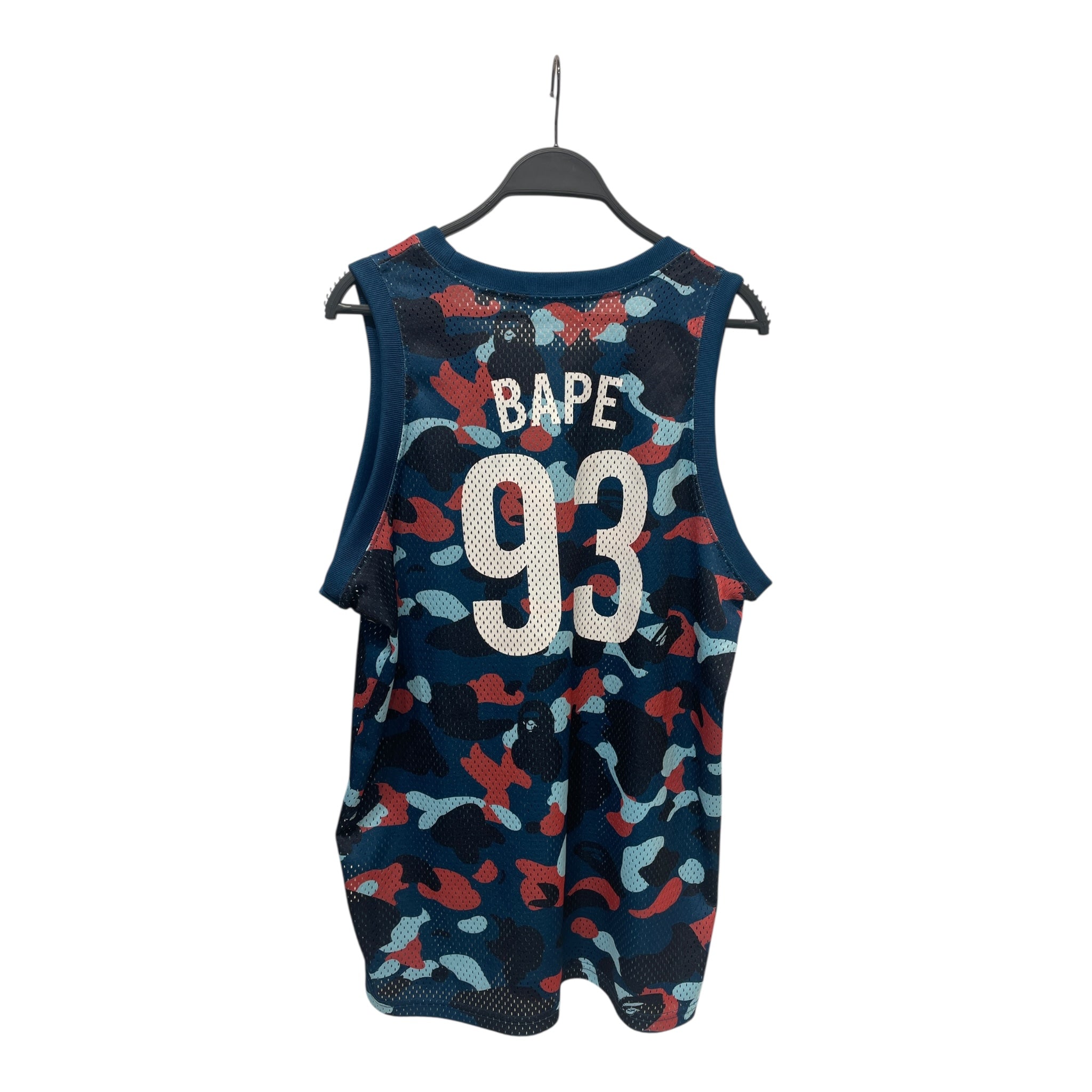 A BATHING APE/Tank Top/L/Cotton/NVY/Camouflage/bape 93 view 2