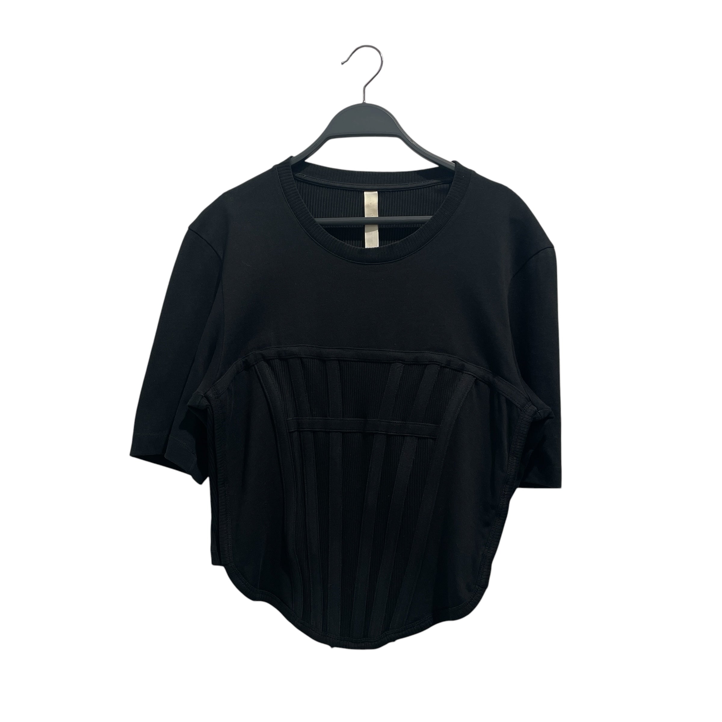 DION LEE/Blouse/XL/Cotton/BLK/CORSET-PANEL SHIRT view 1