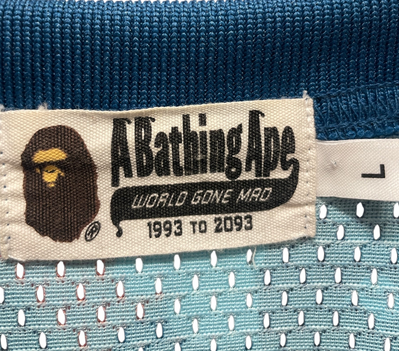 A BATHING APE/Tank Top/L/Cotton/NVY/Camouflage/bape 93