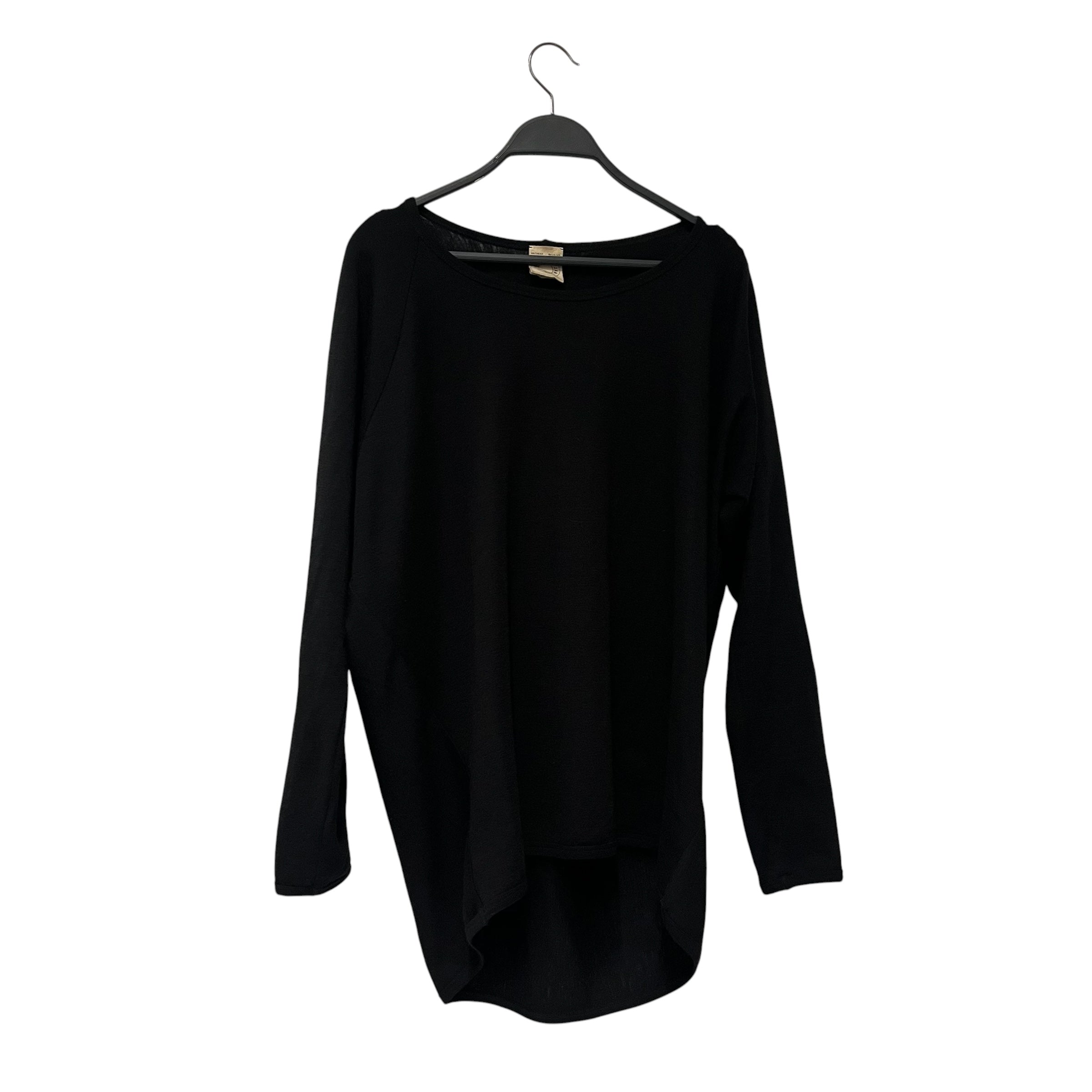 JAN-JAN VAN ESSCHE/LS T-Shirt/XS/Wool/BLK/ view 1