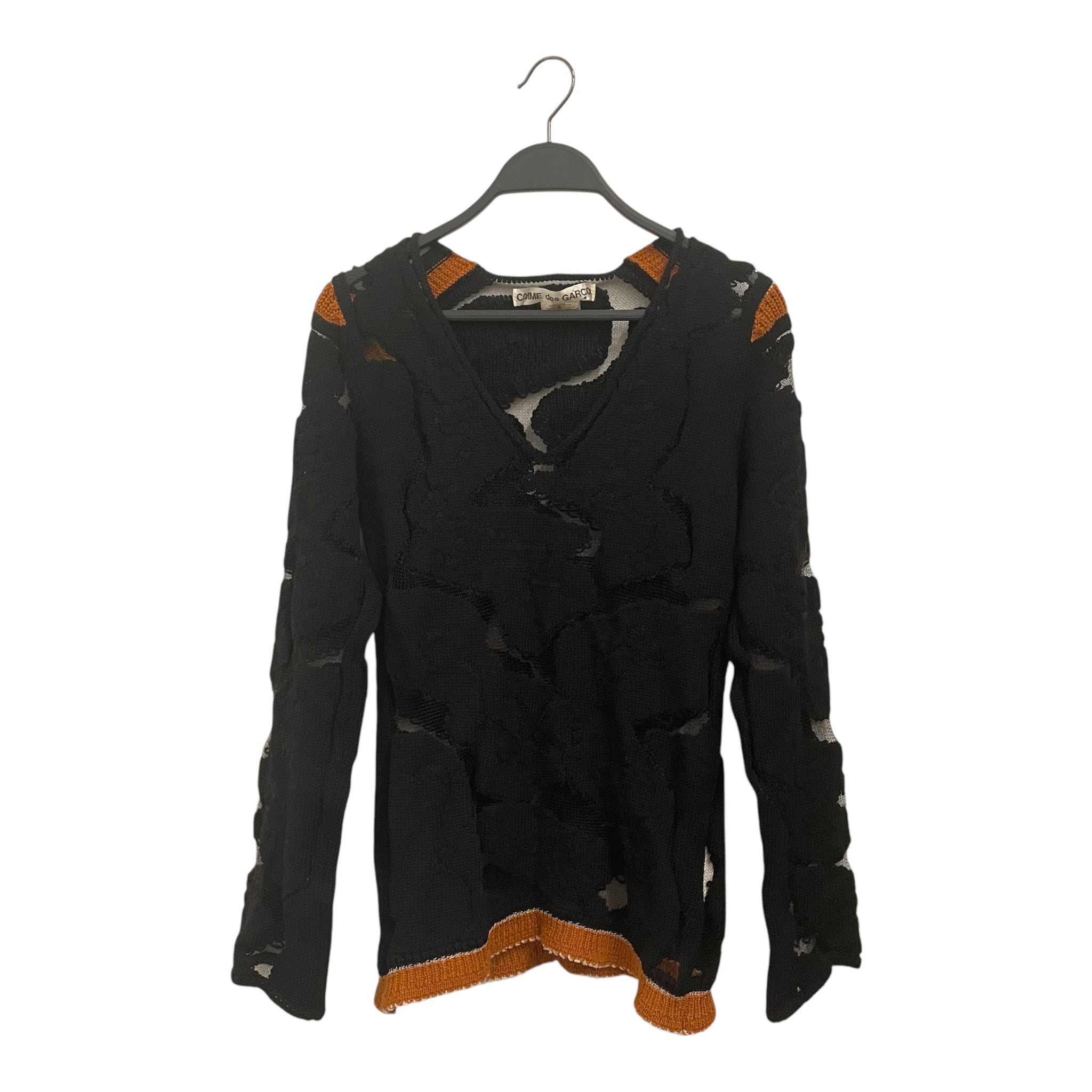 COMME des GARCONS/Sweater/S/Wool/BLK/EC-N004 view 1