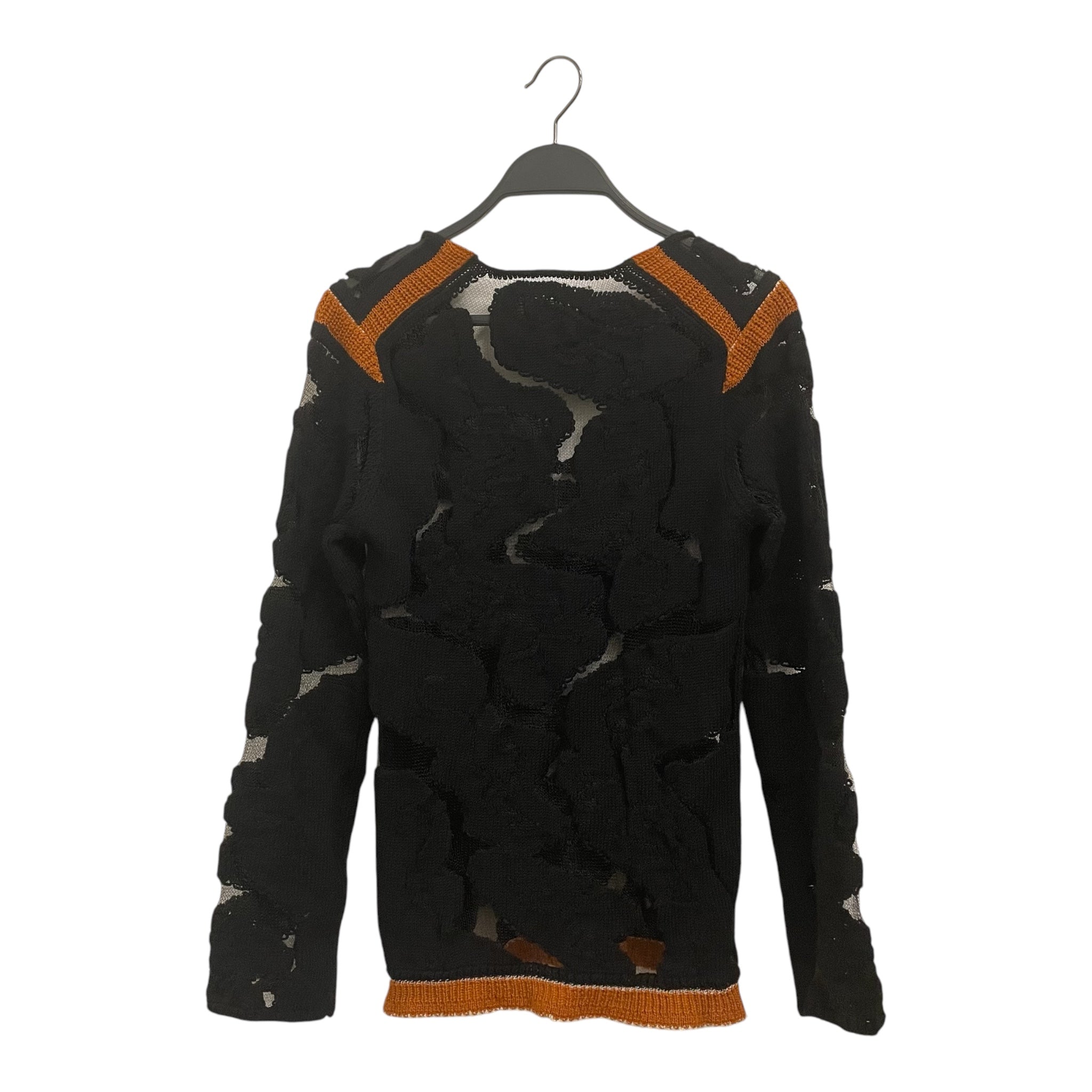 COMME des GARCONS/Sweater/S/Wool/BLK/EC-N004 view 2