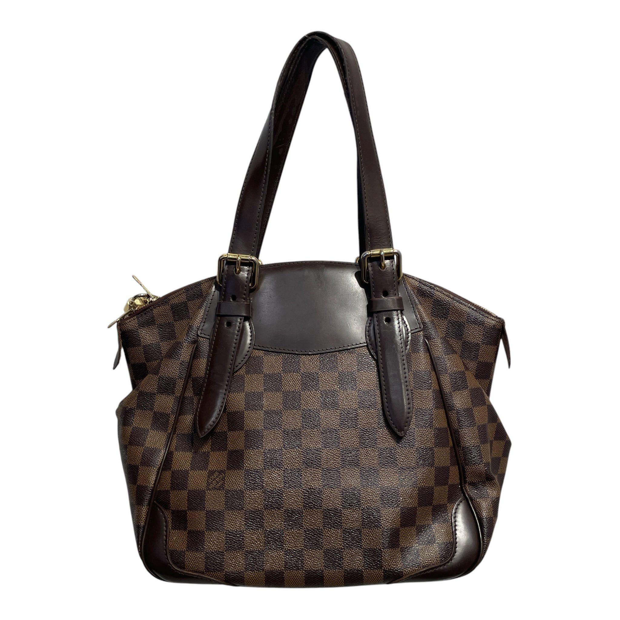 LOUIS VUITTON/Boston Bag/Leather/BRW/Damier Bag view 2