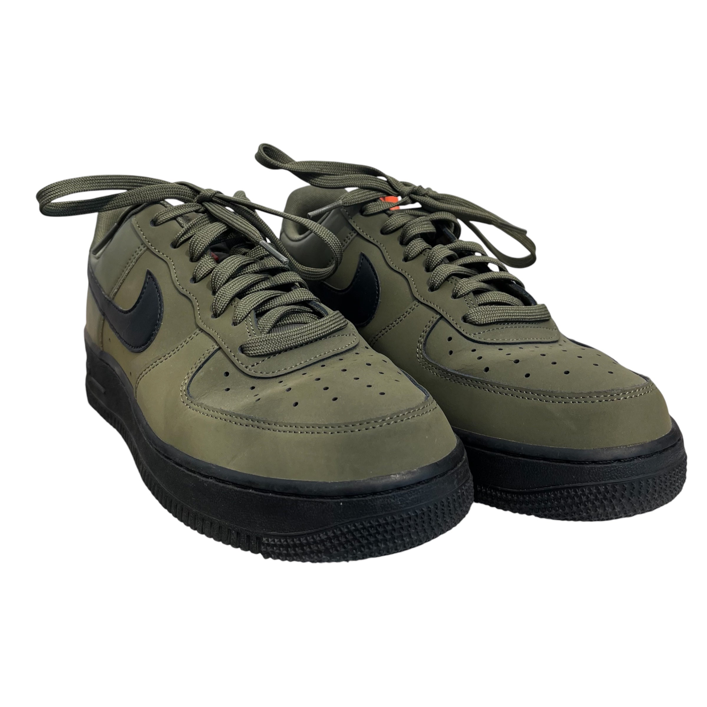 NIKE/Low-Sneakers/US 9/Leather/KHK/air force 1 low olive view 1