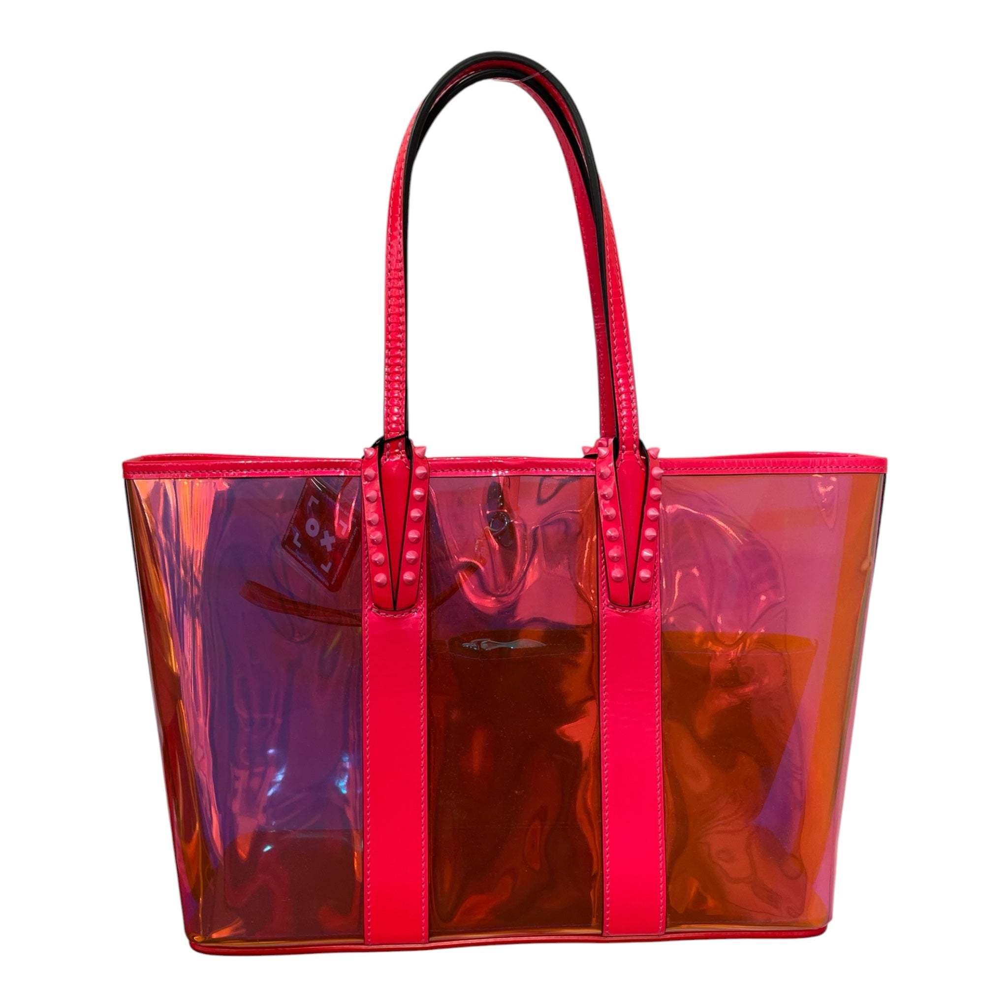 Christian Louboutin/Tote Bag/PNK/PVC Spikes view 1