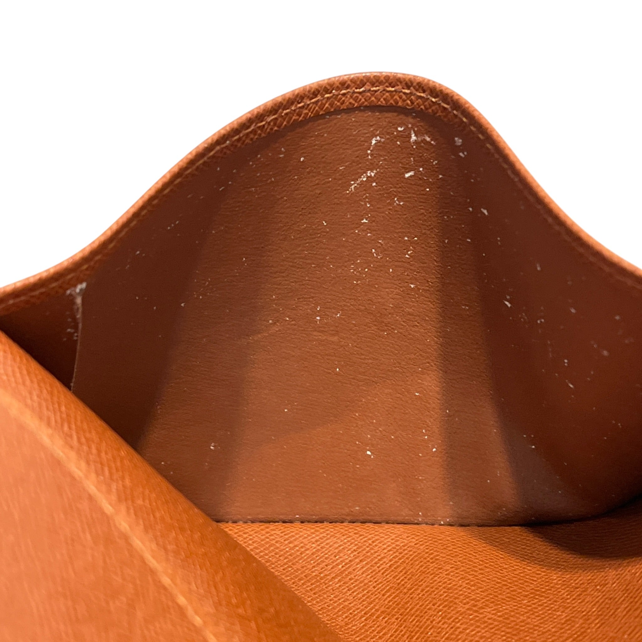 LOUIS VUITTON/Long Wallet/Monogram/Leather/BRW/brazza wallet view 8