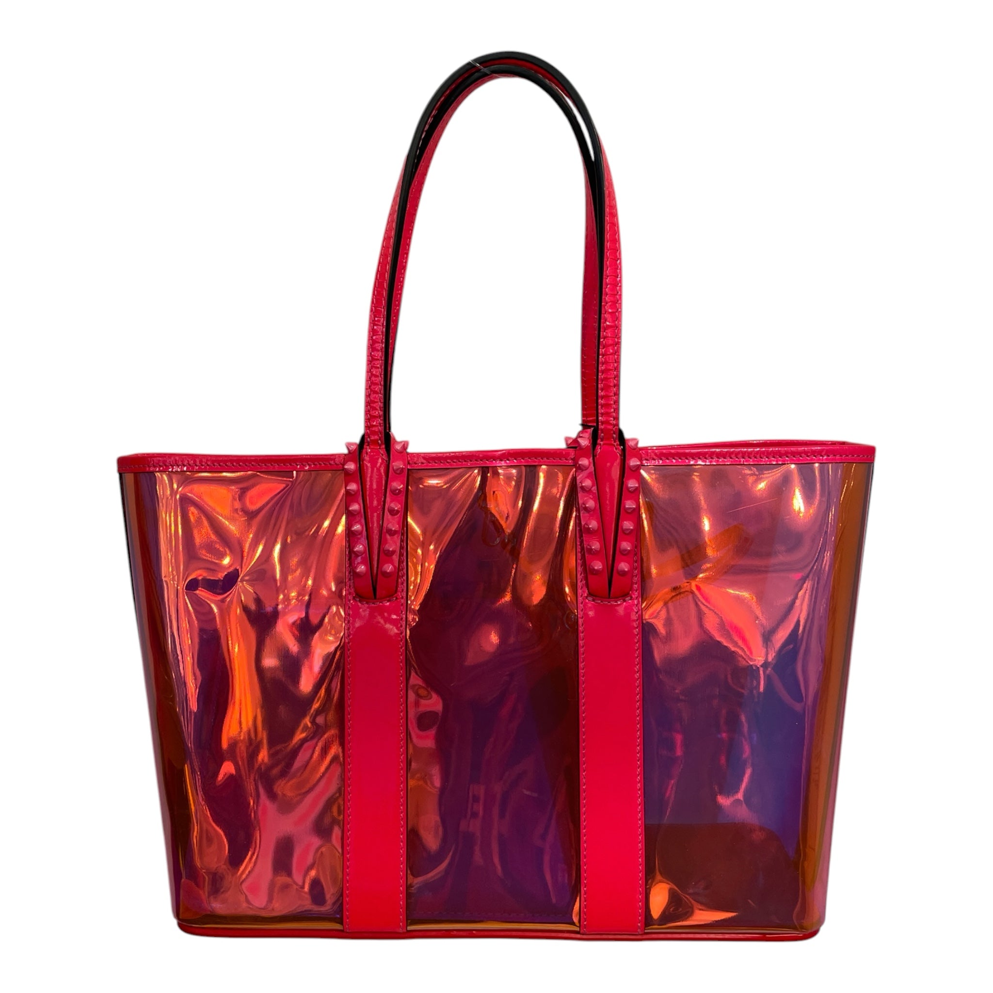 Christian Louboutin/Tote Bag/PNK/PVC Spikes view 2